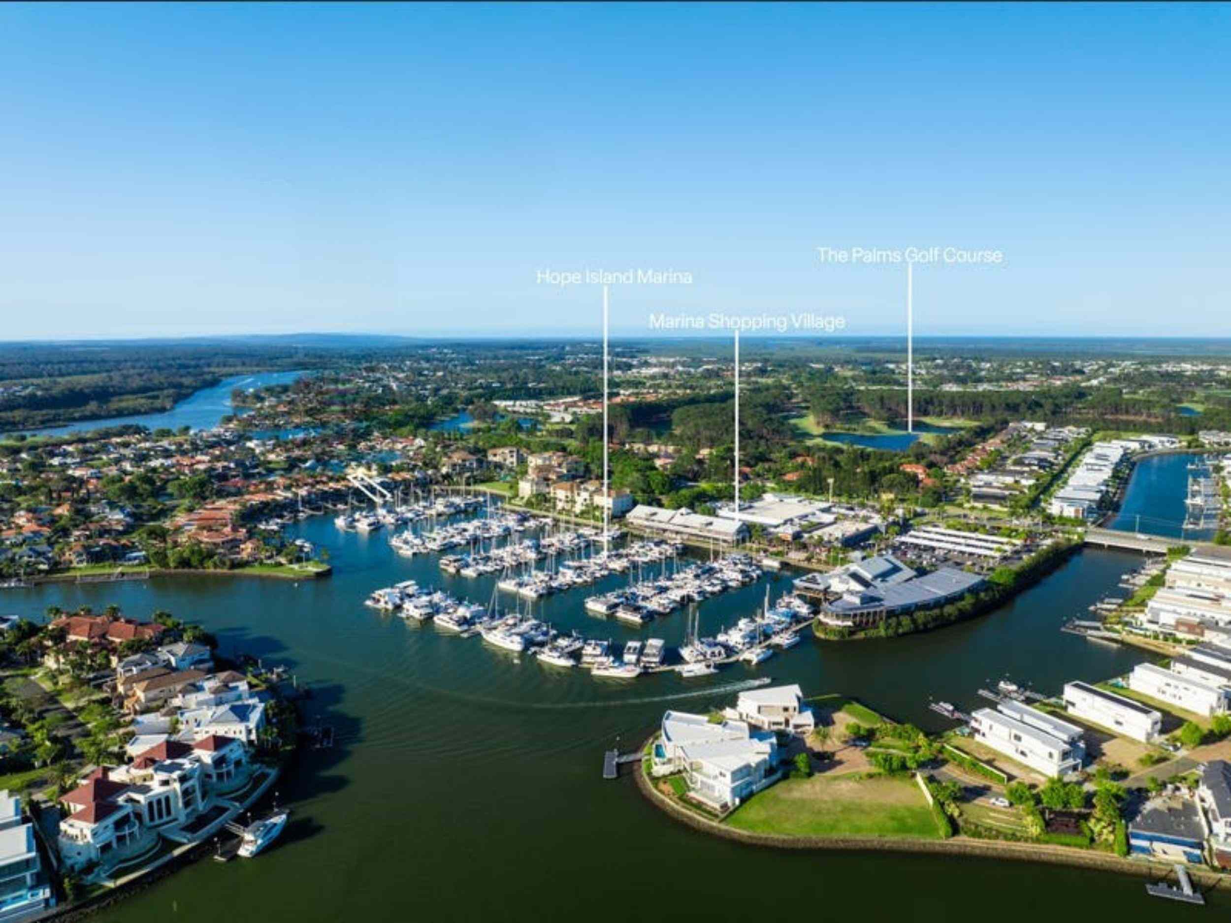 Prop-GPT: Land: QLD Hope Island, QLD 4212 2 x 16m Side-by-Side Freehold Marina Berths - Rare Catamaran Opportunity