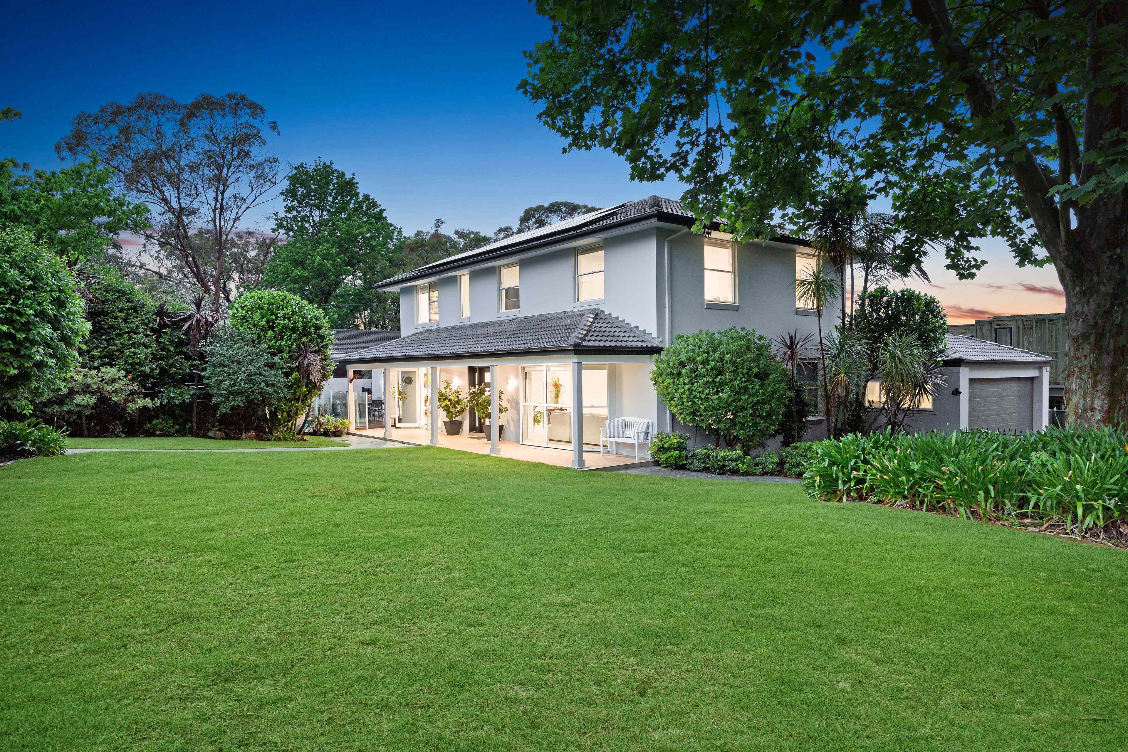 Prop-GPT: House: NSW St Ives, NSW 2075 Superb, north-facing entertainer in a highly prized setting