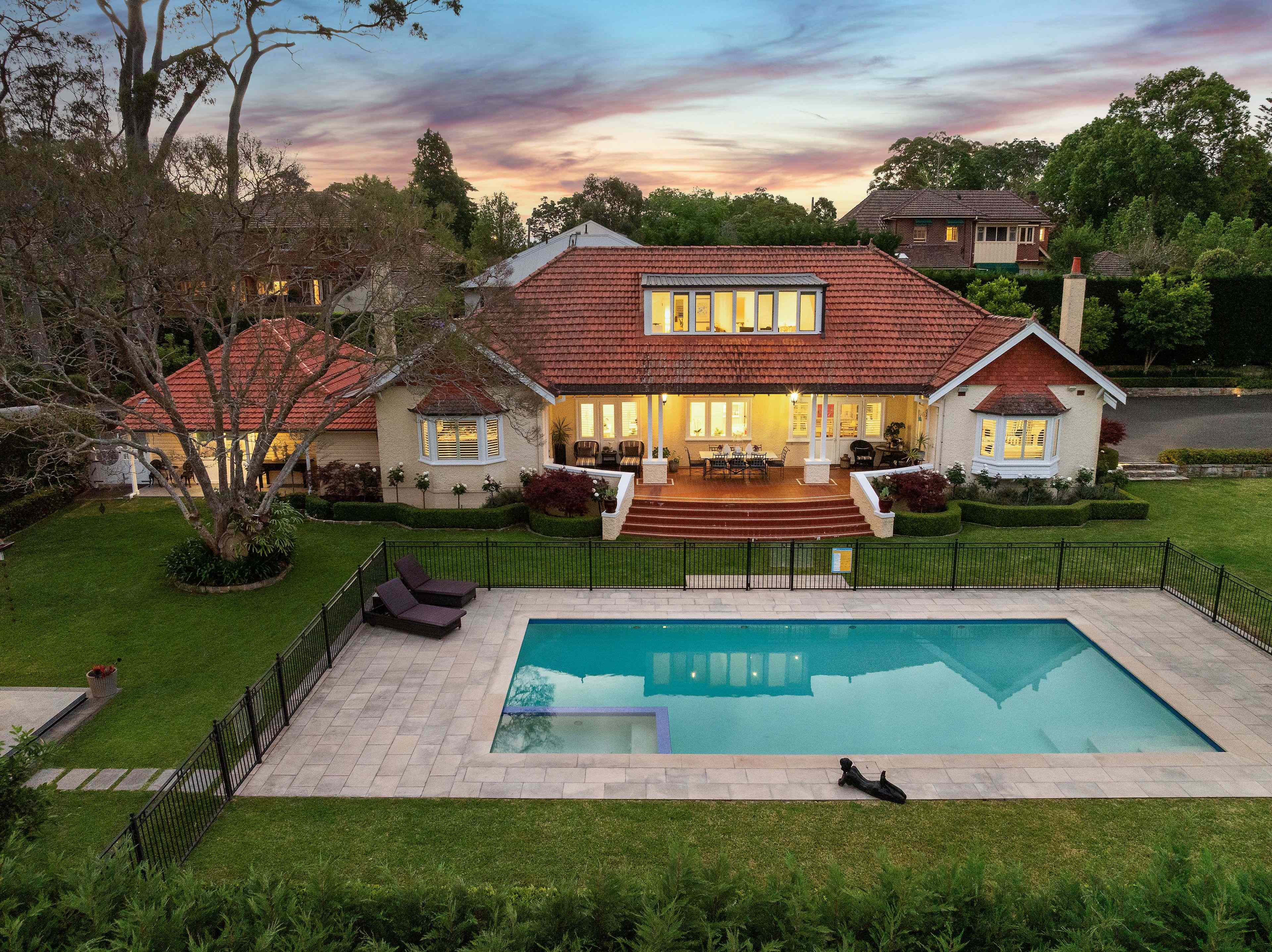 Prop-GPT: House: NSW North Turramurra, NSW 2074 Superlative family retreat on a private, dress-circle 2928sqm