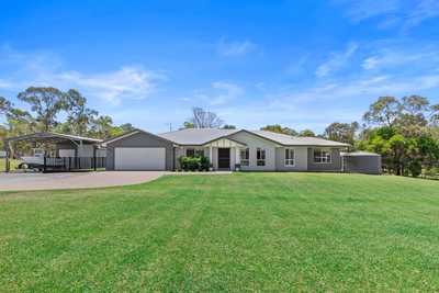 Premium Acreage Living - Immaculate Hampton Style Home Set On Two Fully Fenced Acres: QLD Oakhurst, QLD 4650 House | Prop-GPT the AI-Powered Property Portal