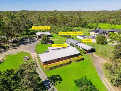 RARE 'Emerging Community Zoning' (13,440m2) + A large family estate with a solid brick family home + another 2nd dwellin: QLD Park Ridge South, QLD 4125 House | Prop-GPT the AI-Powered Property Portal