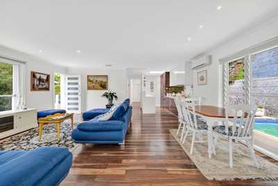 Tropical resort-like sanctuary with expansive leafy views and a sparkling pool in a secluded cul-de-sac: NSW Bayview, NSW 2104 House | Prop-GPT the AI-Powered Property Portal