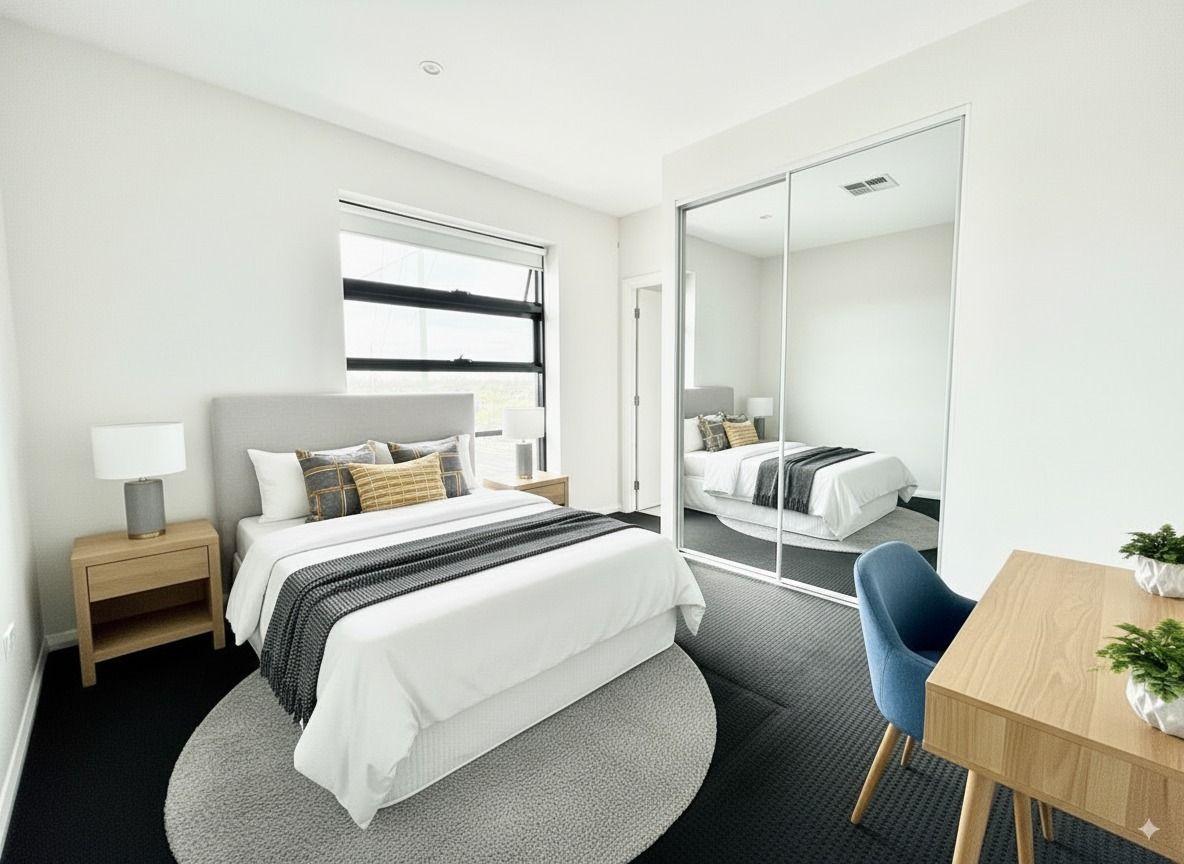 Light & Bright 2 Bedroom + Study Alcove Apartment @ Assia Gardens