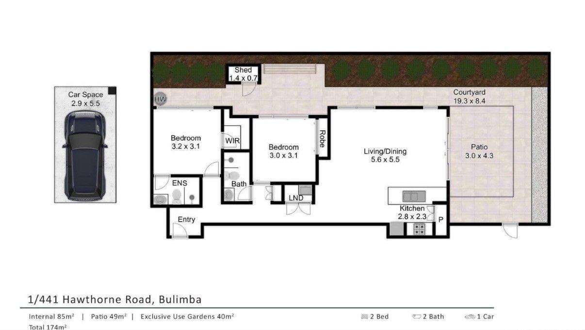 1/441 Hawthorne Road, BULIMBA, QLD 4171 - Apartment for Rent - harcourts.net