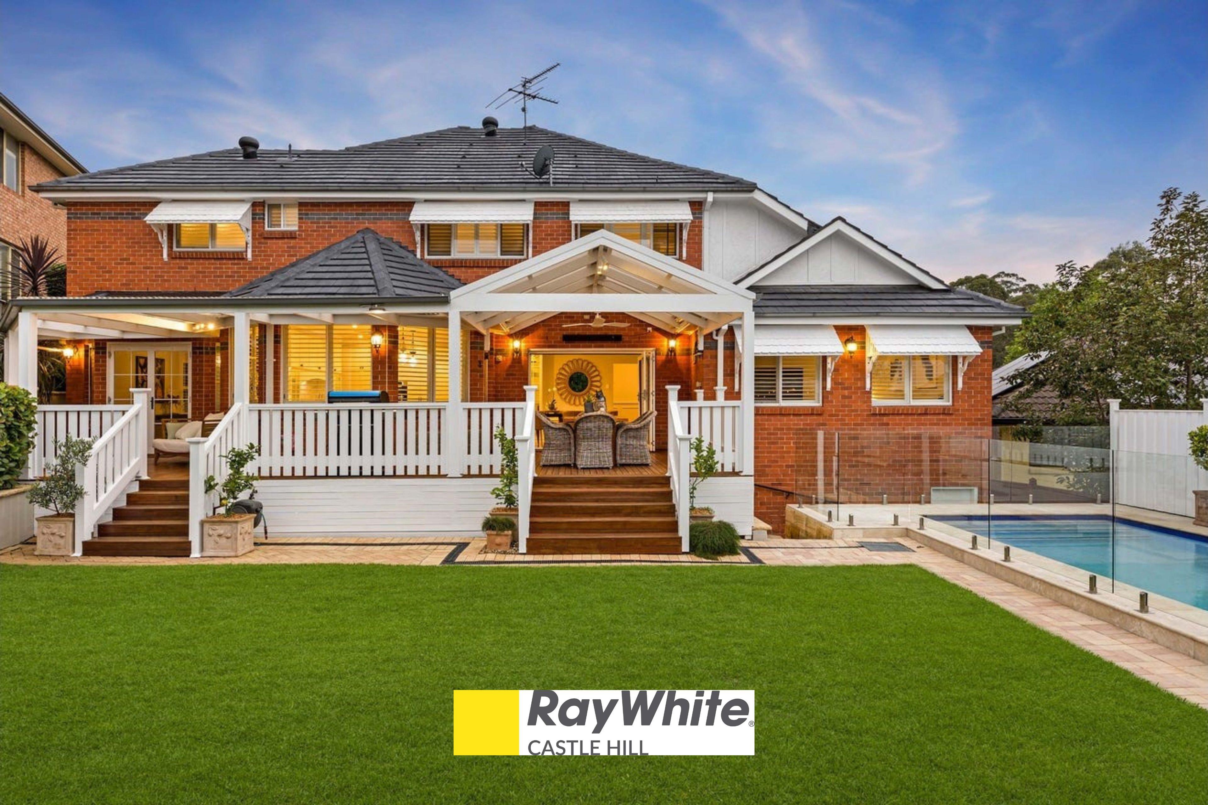 Grand Family Home with Pool, Views & Multiple Living Zones in Castle Hill