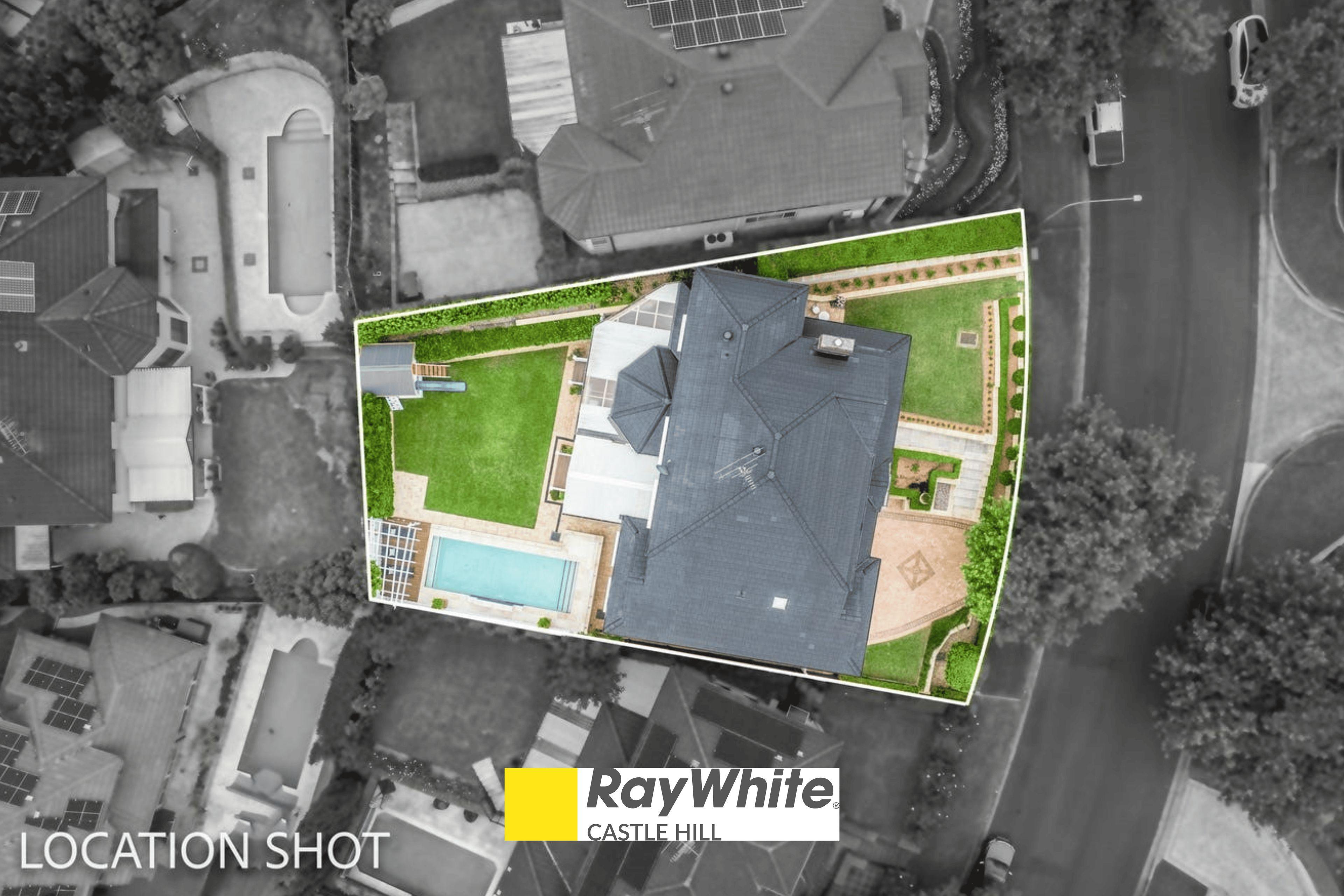 Grand Family Home with Pool, Views & Multiple Living Zones in Castle Hill