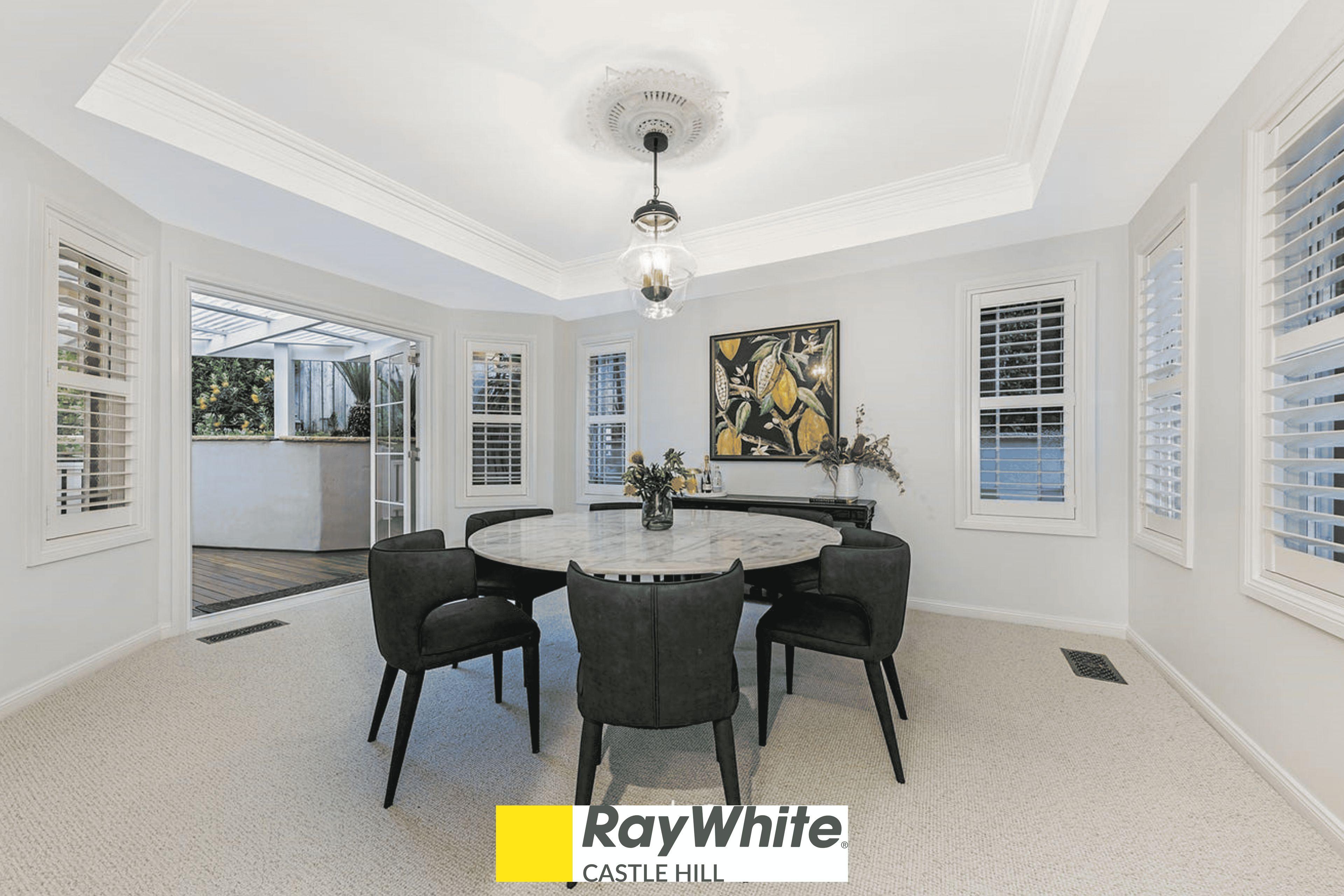 Grand Family Home with Pool, Views & Multiple Living Zones in Castle Hill