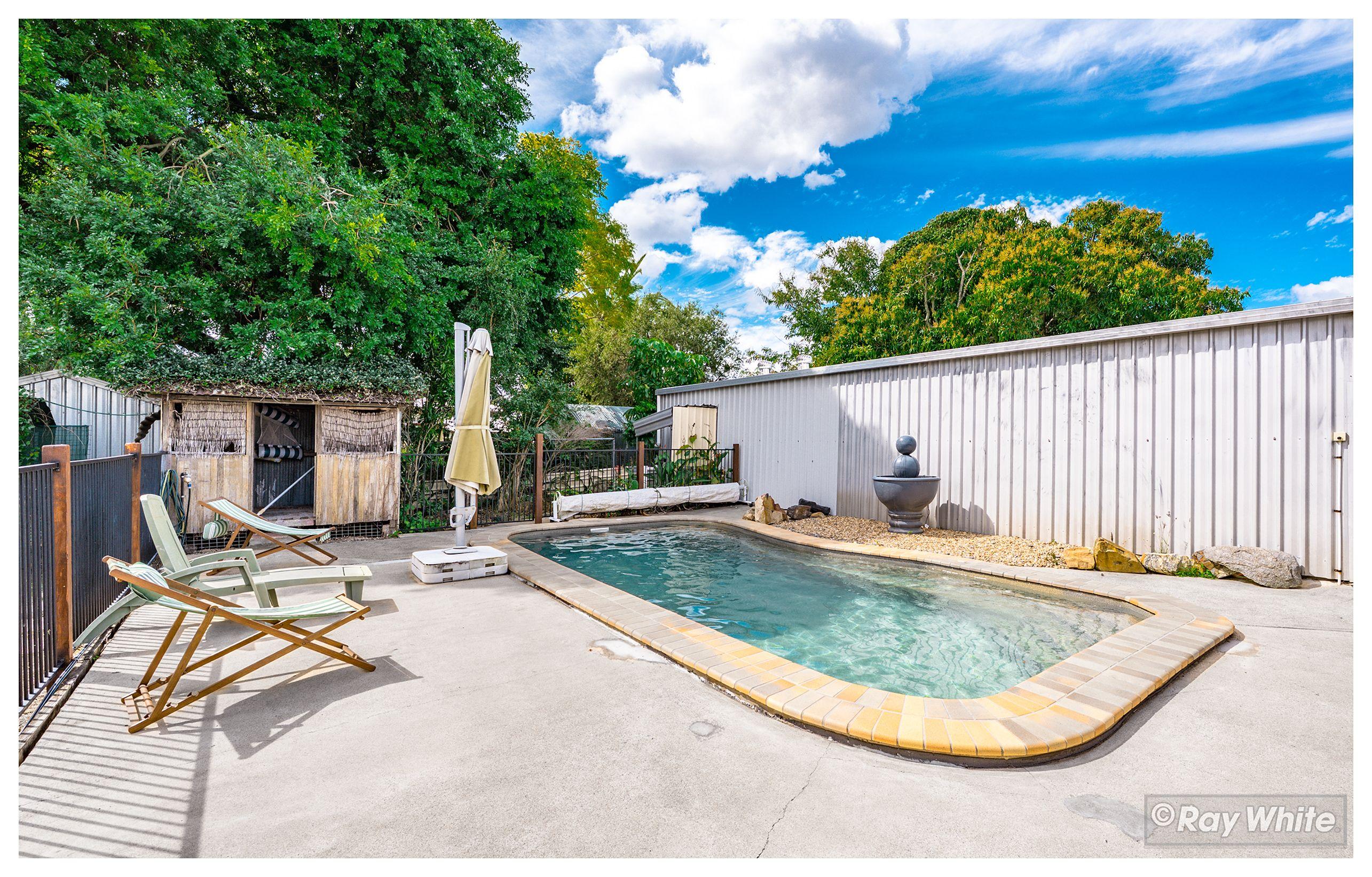 Pool. Huge Shed. Everything You've Been Searching For.
