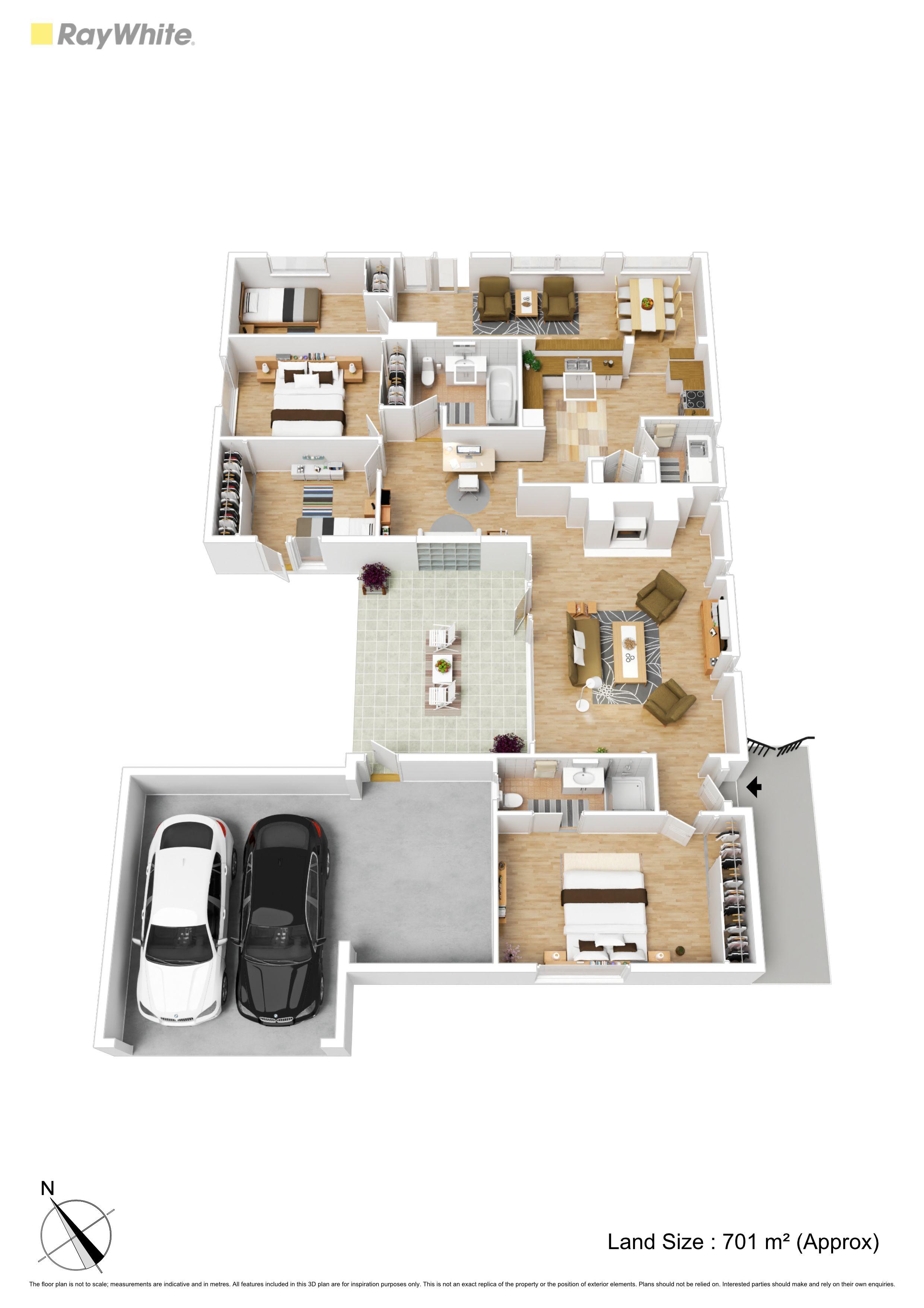 Four-Bedroom Contemporary Oasis for Rent