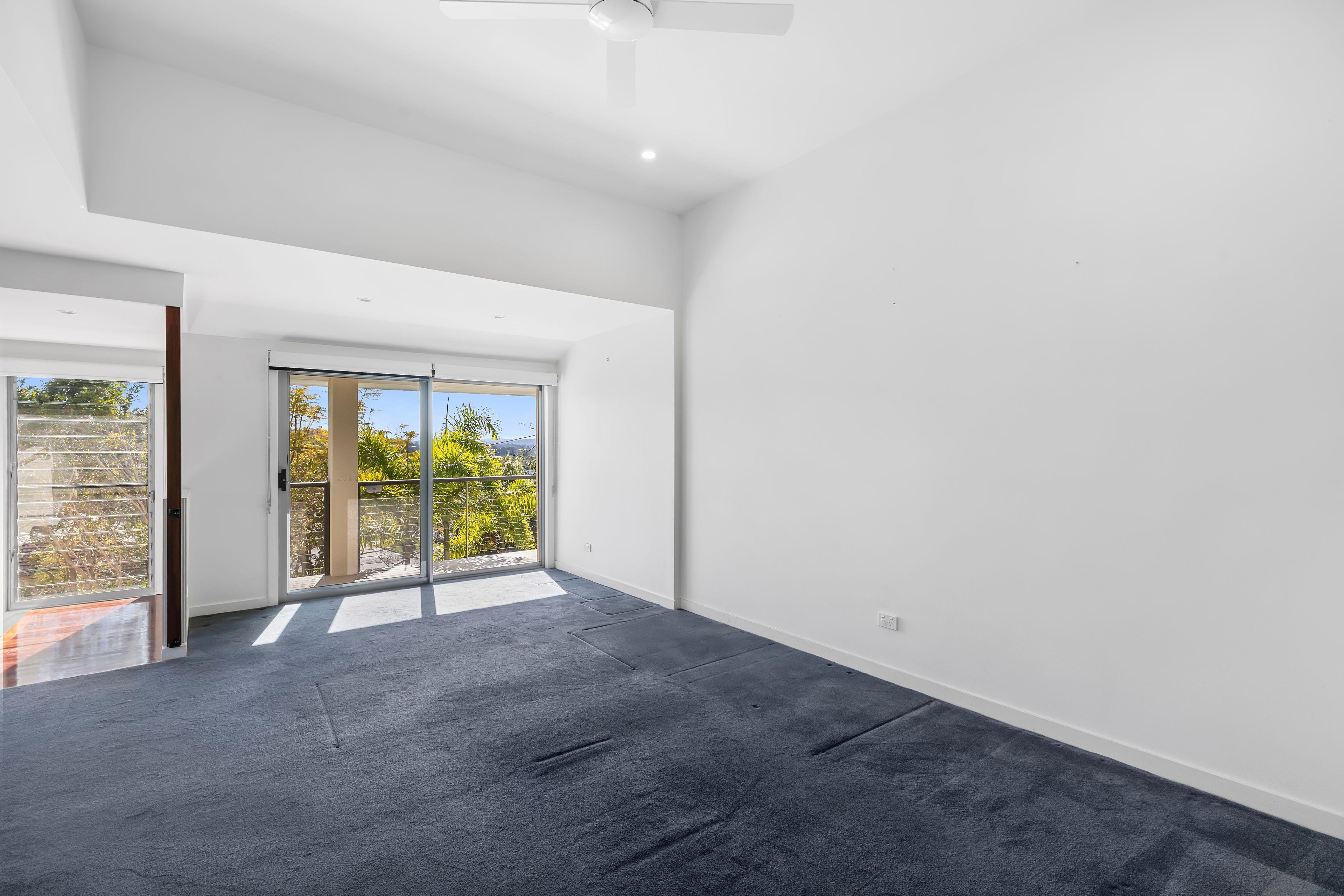 Upper level of modern home