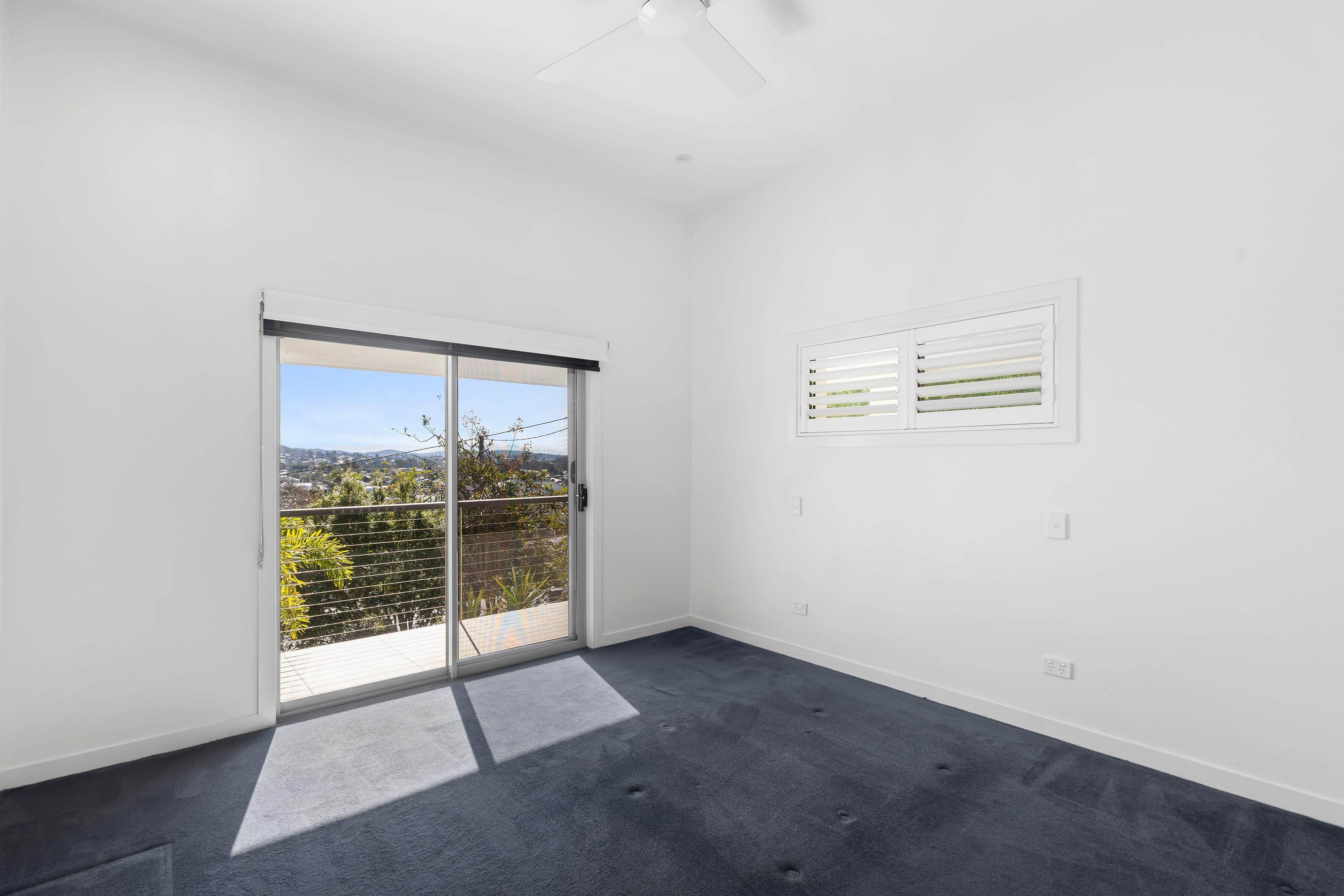 Upper level of modern home