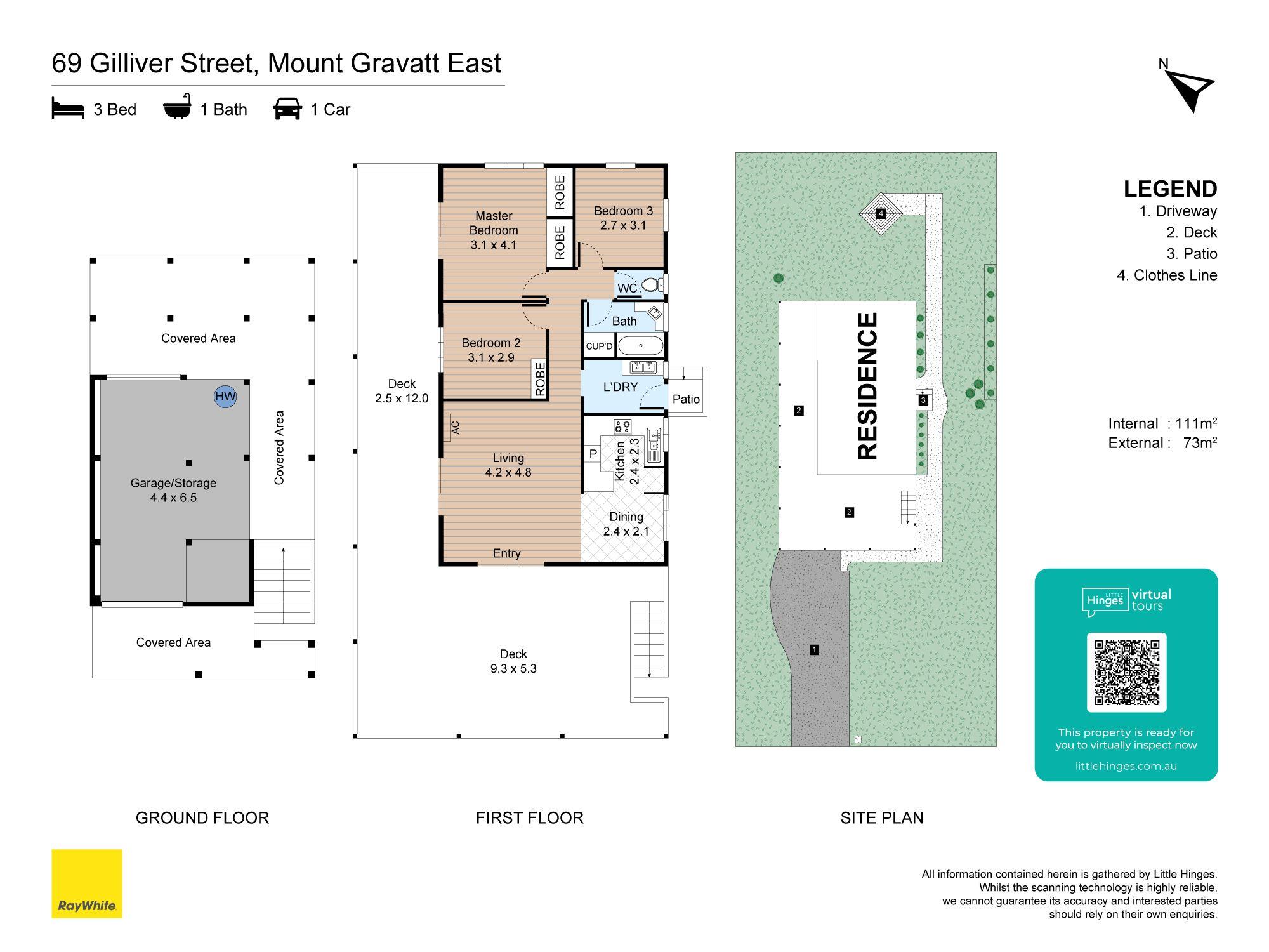 Quiet and Private - Fabulous Deck - Timber Floors
