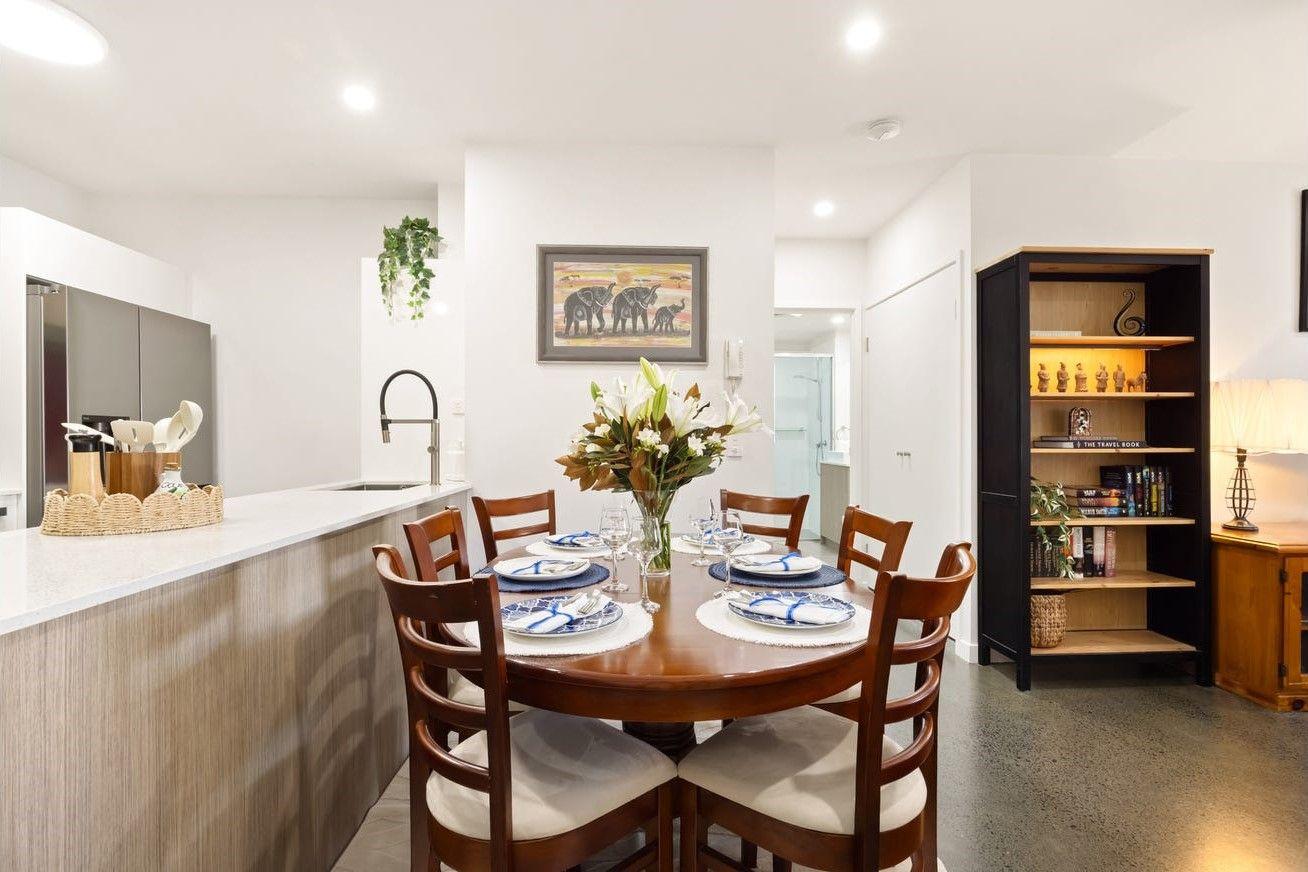 MODERN LIVING WITH A BALCONY AND VIEWS