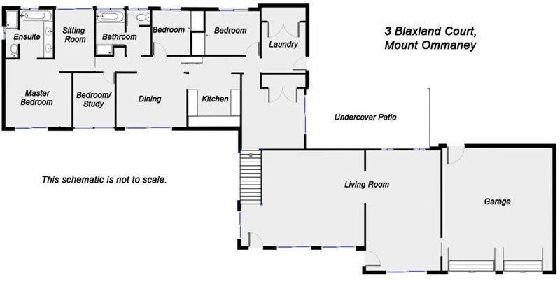 PRIVATE MOUNT OMMANEY AREA  -SPLIT LEVEL DWELLING -  4 BED, 2 BATH, DOUBLE GARAGE + AIR CON