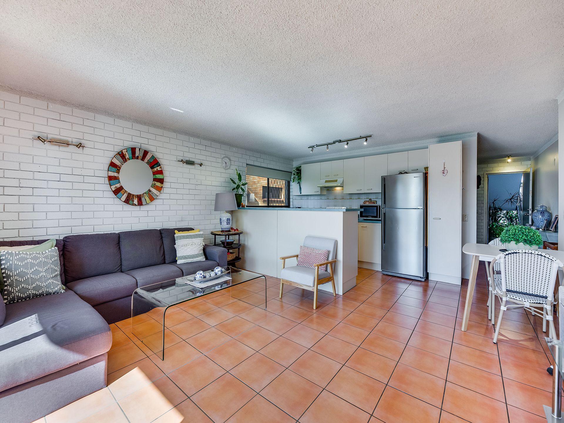 Open plan living overlooking Mooloolaba canals