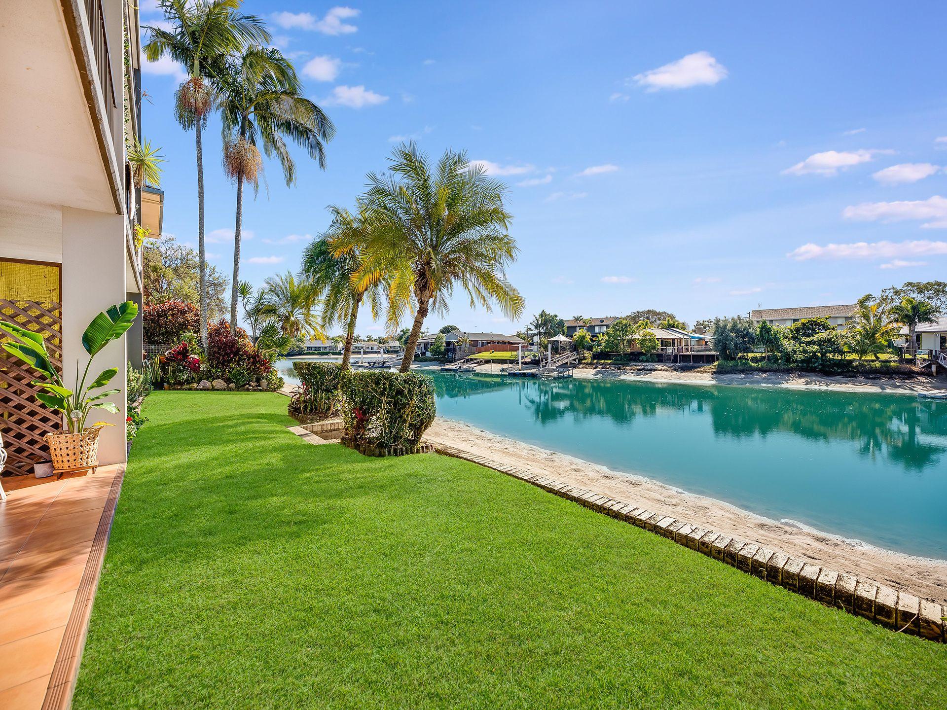 Open plan living overlooking Mooloolaba canals