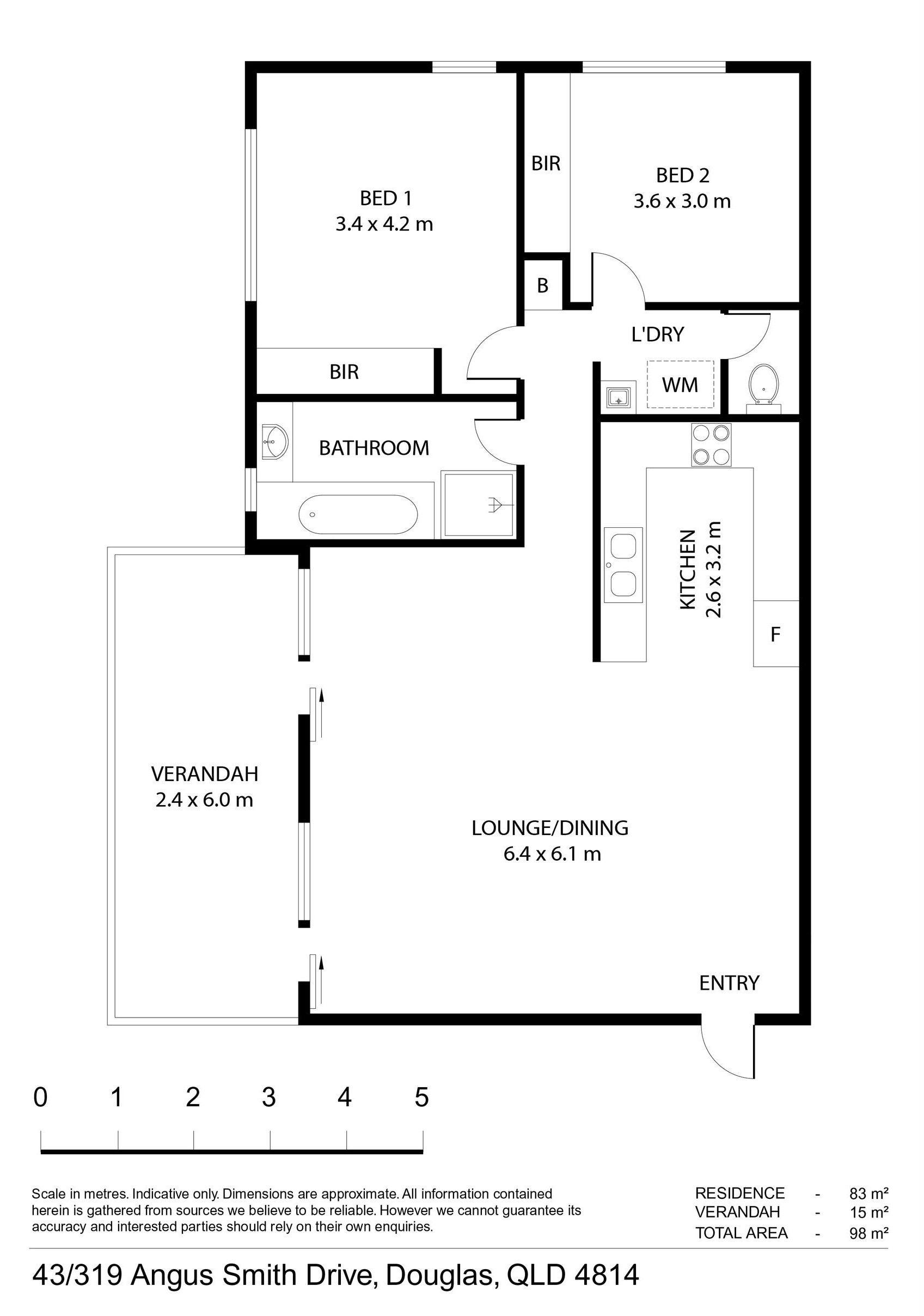 Low-Maintenance, Light-Filled Apartment in Prime Location Near JCU