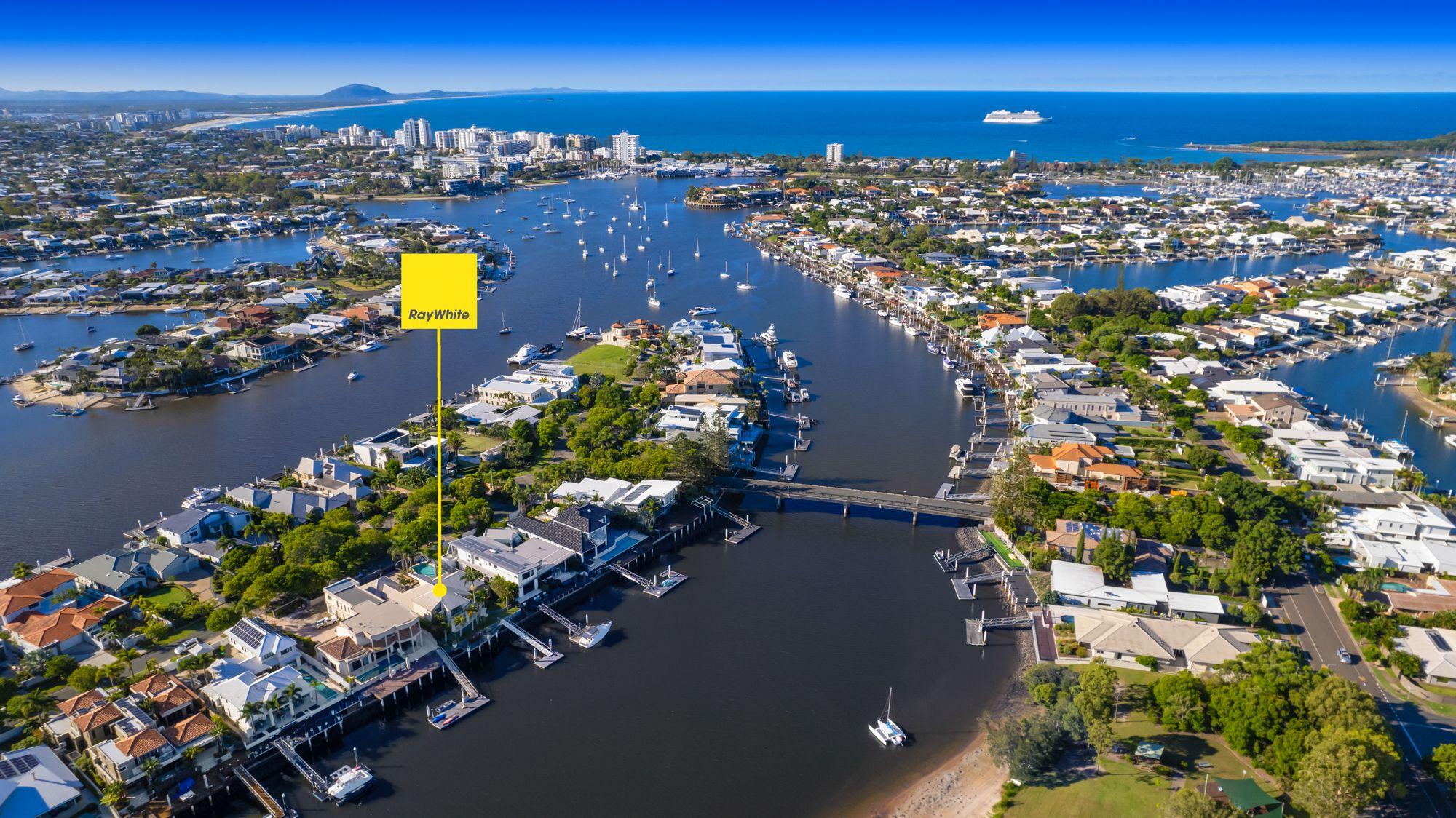 Prestigious Waterfront Living on Mooloolah Island!