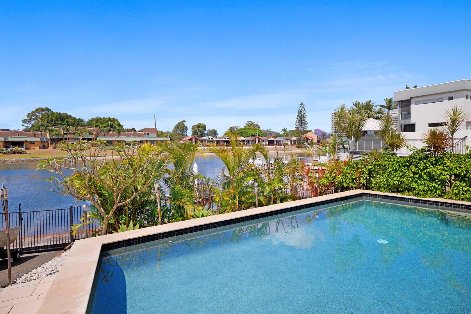 Canal Living with Pool in Prime Broadbeach Waters Location