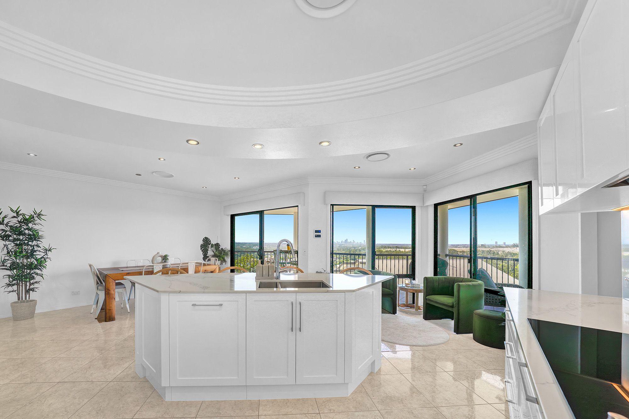 Dual Living Home with Skyline Views, Study, and Poolside Entertaining