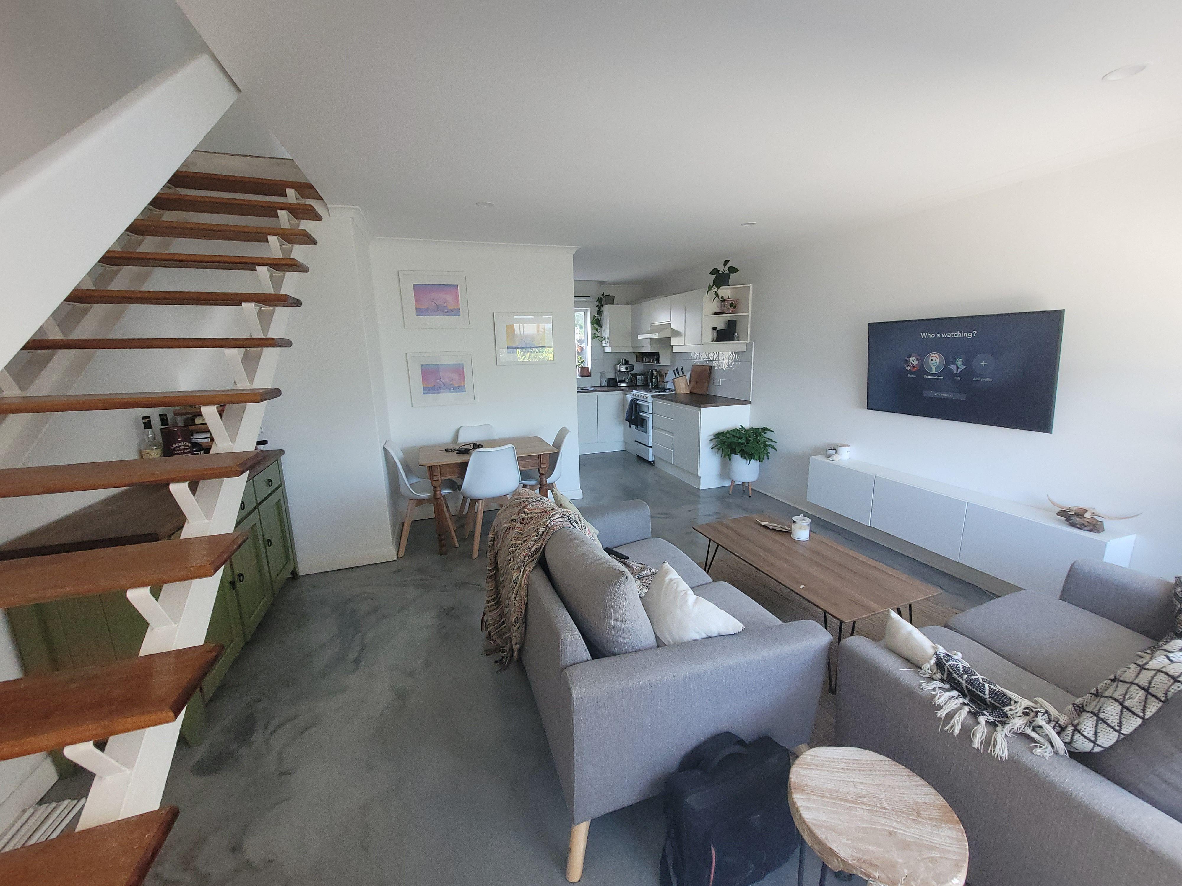 Updated townhouse with 2 living/1 bed or 2 beds/1 living -beachfront location.