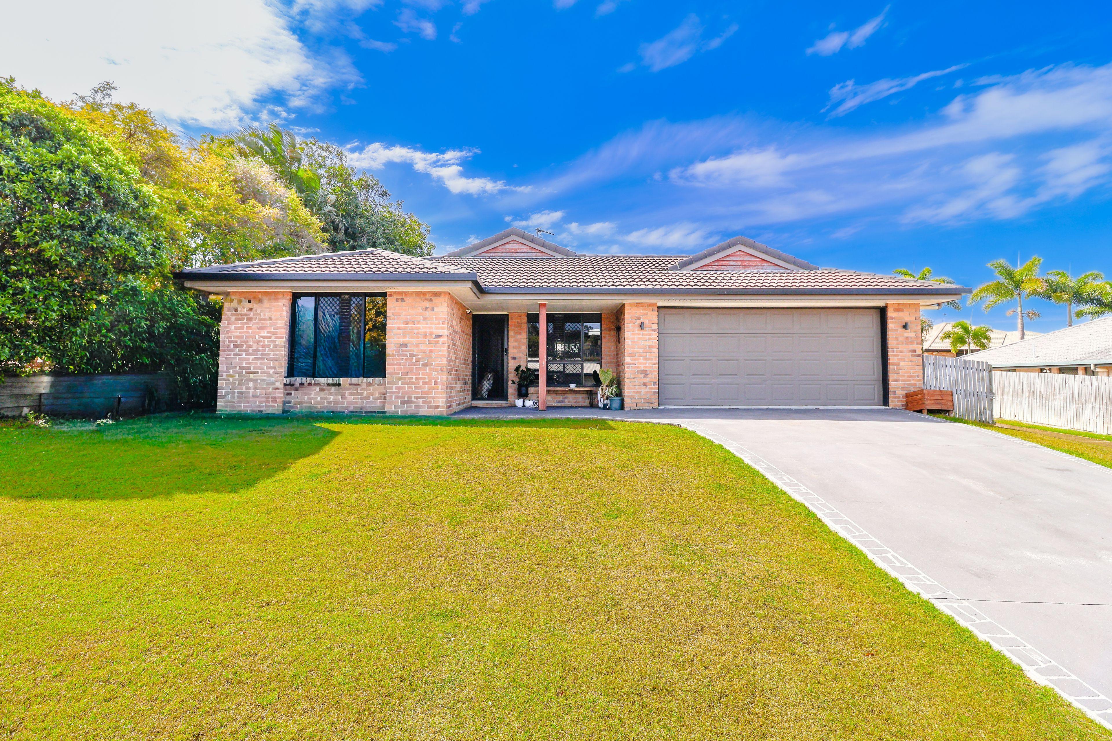 Prop-GPT: House: QLD New Auckland, QLD 4680 SPACE, STYLE & QUIET, CUL-DE-SAC LIVING - FEEL RIGHT AT HOME AT 8 JENOLAN COURT!