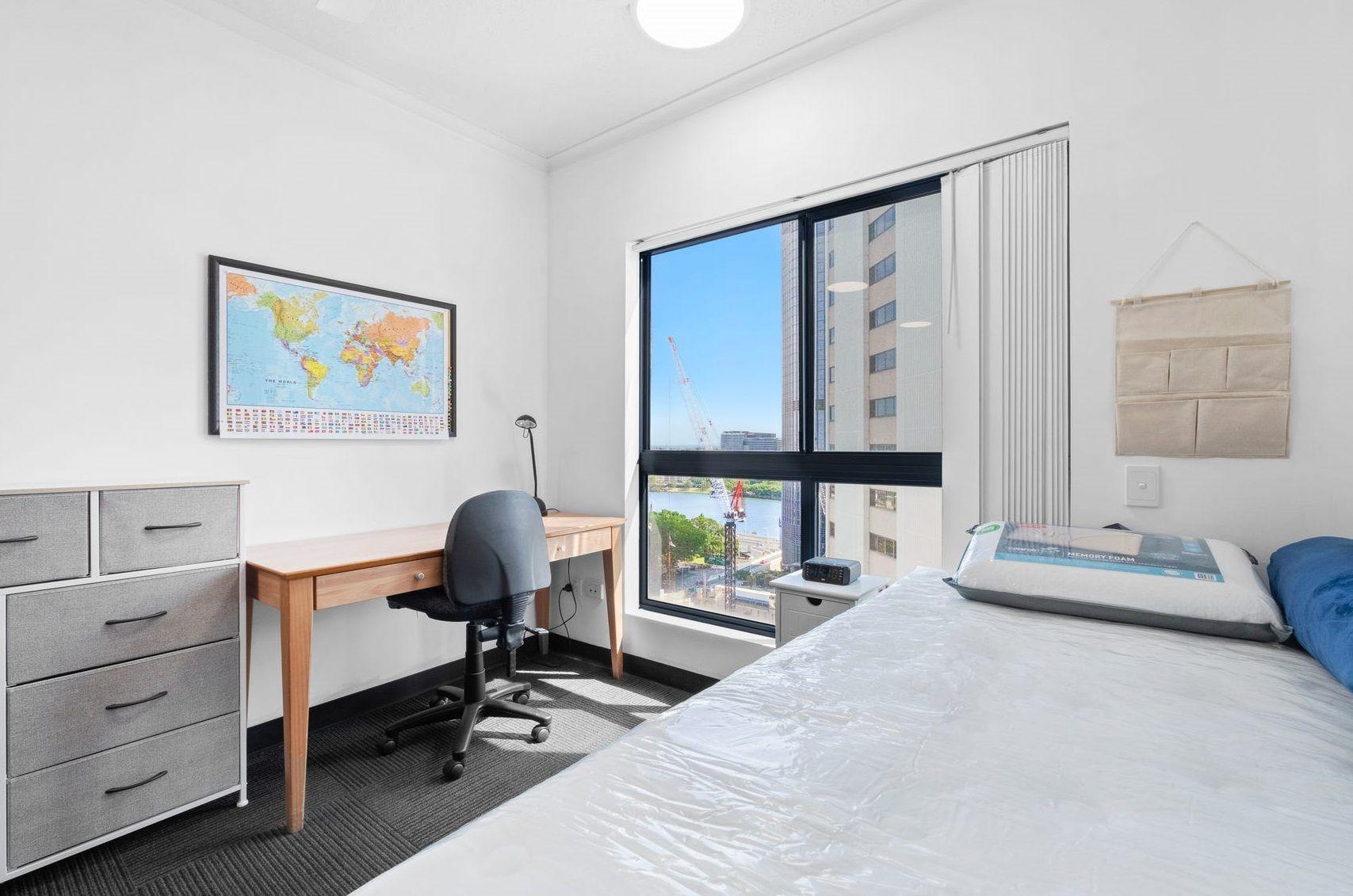 Prop-GPT: Apartment: QLD Brisbane City, QLD 4000 FULLY FURNISHED STUDIO IN UNILODGE