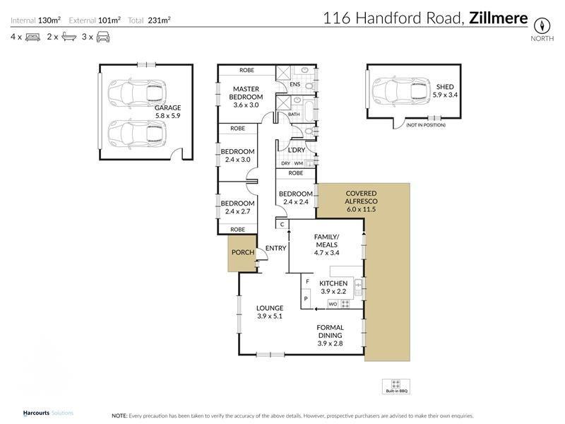 116 Handford Road, ZILLMERE, QLD 4034 - House for Rent - harcourts.net
