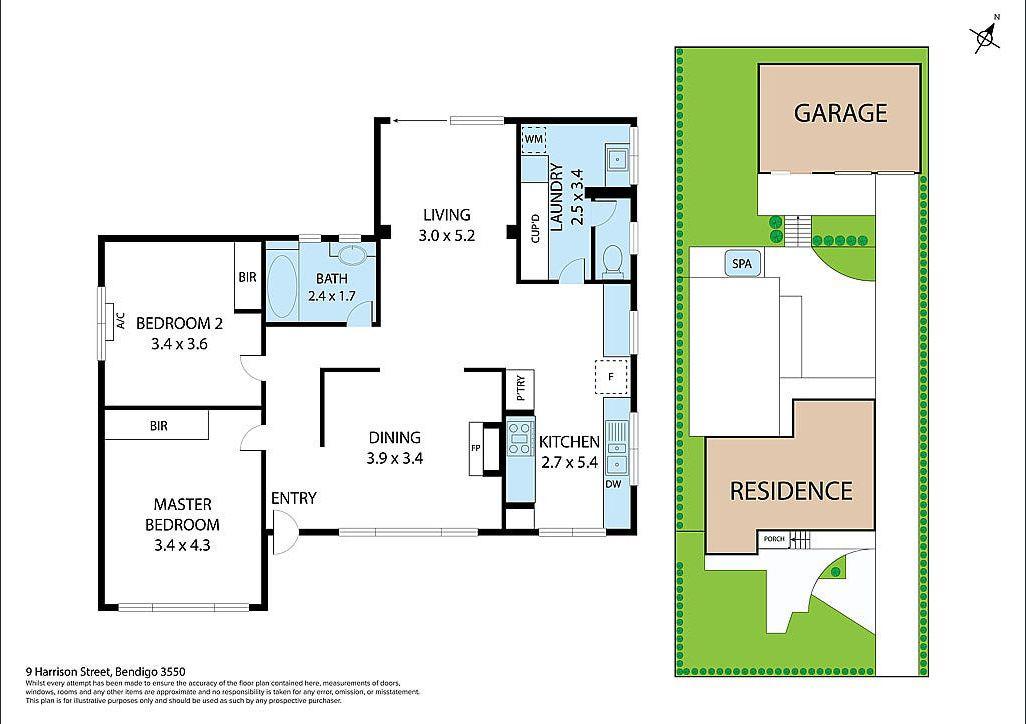 Outstanding 2 Bedroom home outdoor spa and shed