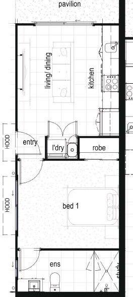 One Bedroom Modern Duplex !