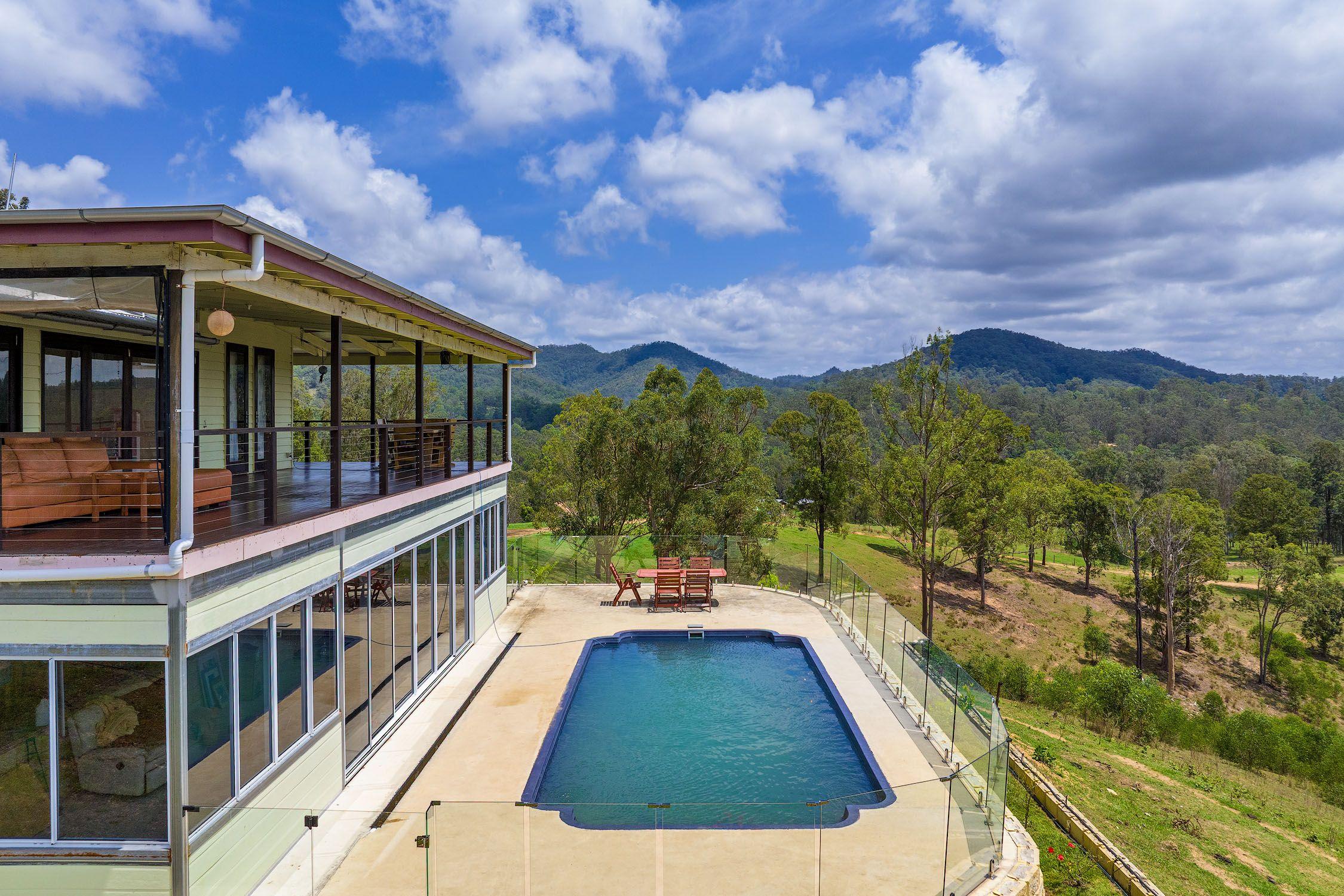 Amamoor Creek Acreage Oasis: Breathtaking Views & Self-Sufficient Living