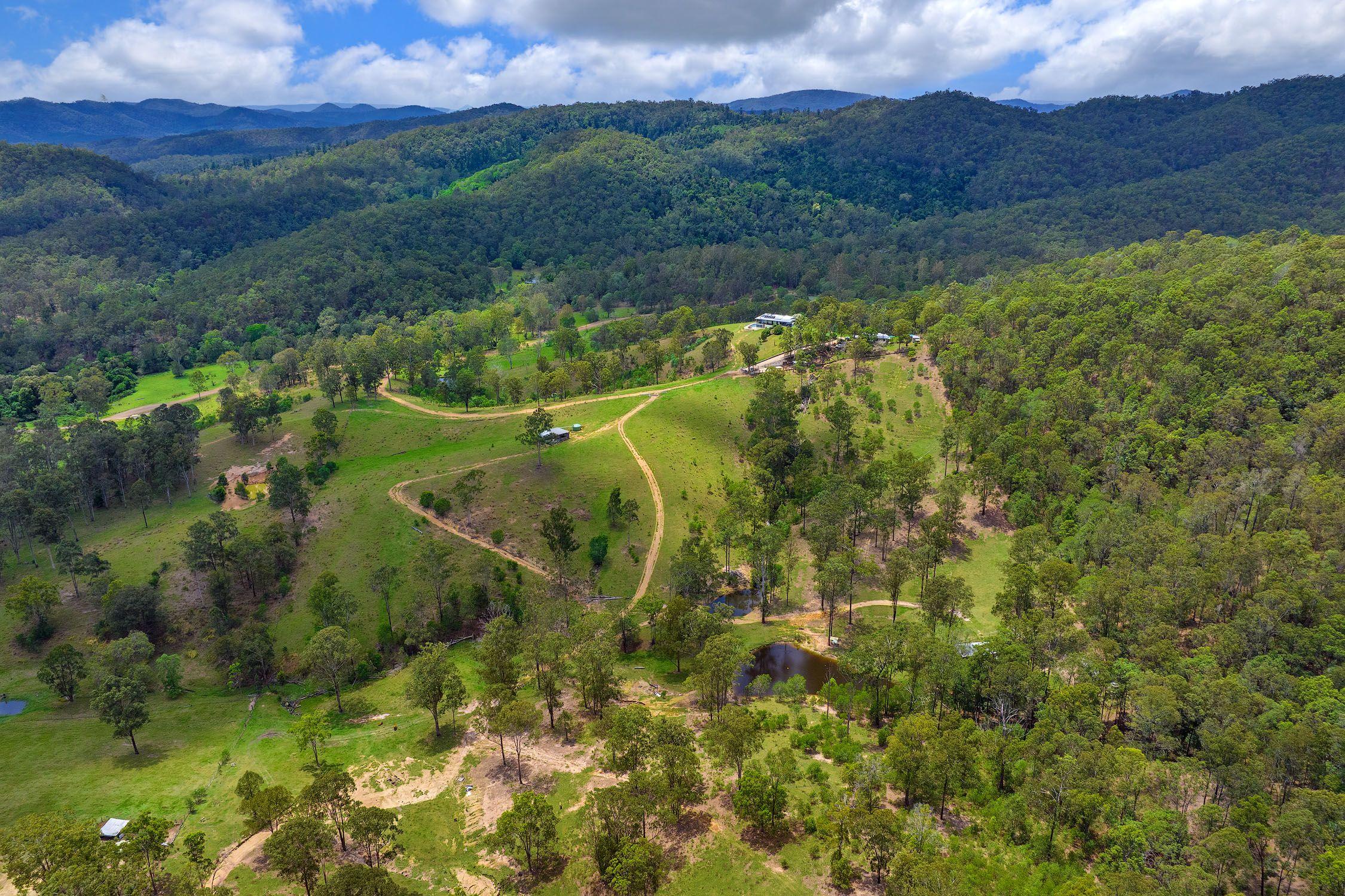 Amamoor Creek Acreage Oasis: Breathtaking Views & Self-Sufficient Living