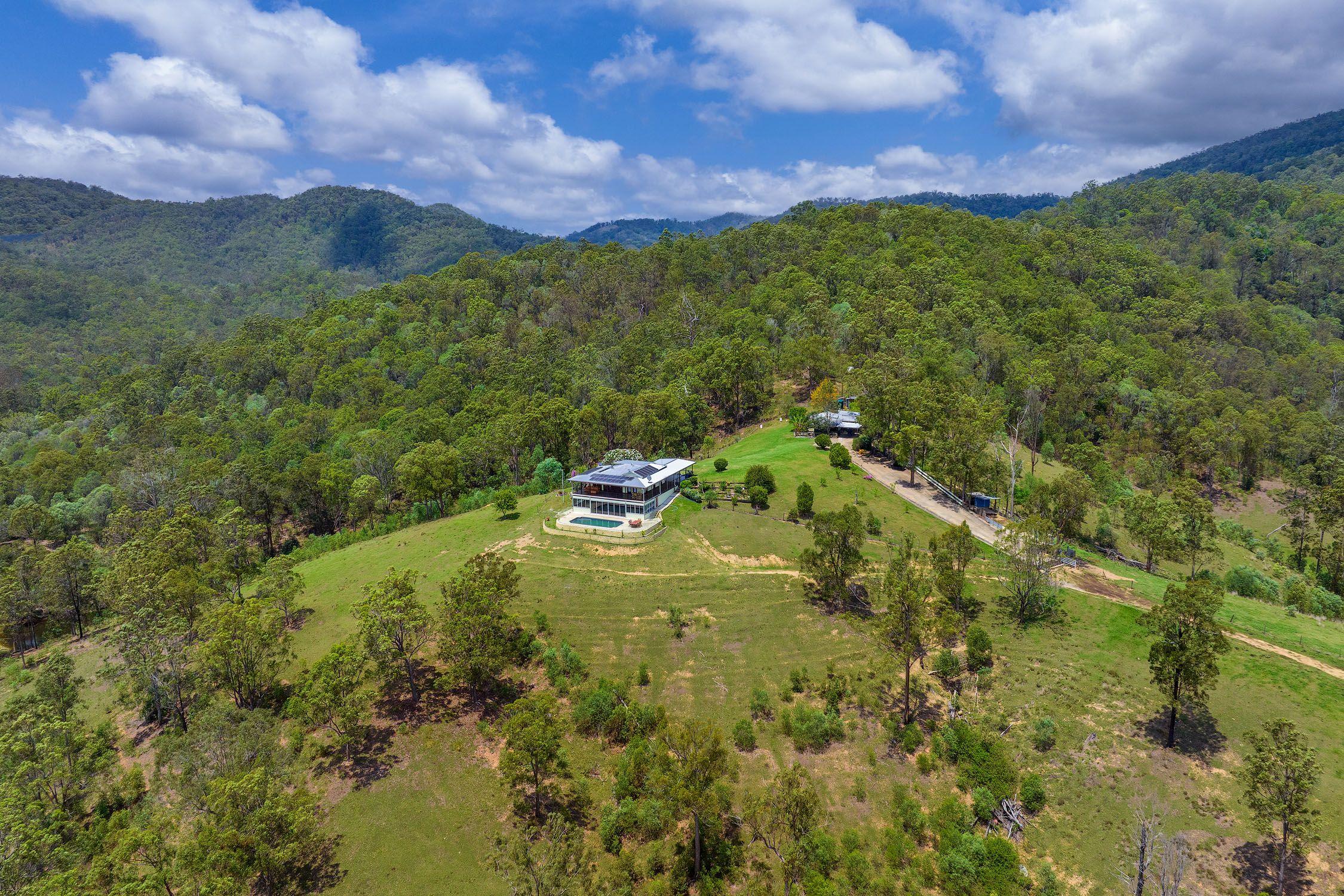 Amamoor Creek Acreage Oasis: Breathtaking Views & Self-Sufficient Living