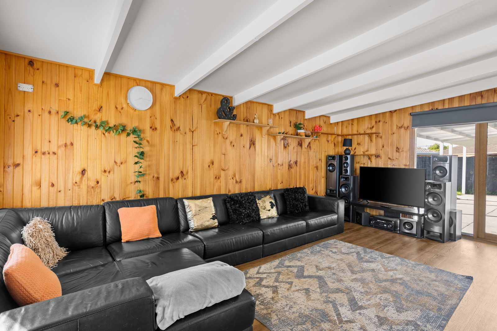 Three bedroom home with a large shed