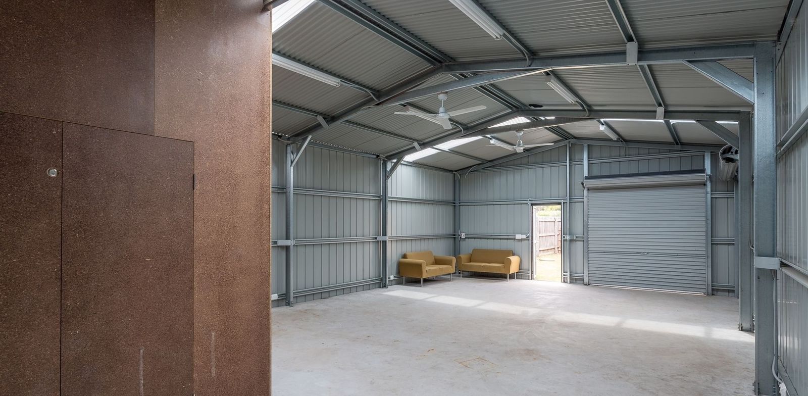 Three bedroom home with a large shed