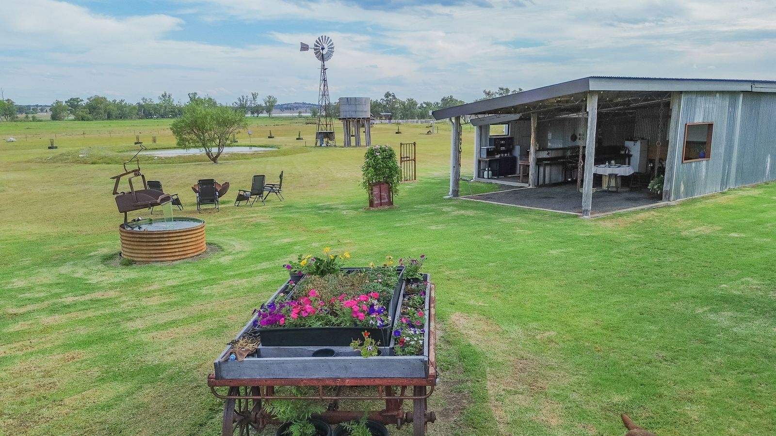 Acreage Living with Dual Water Frontage