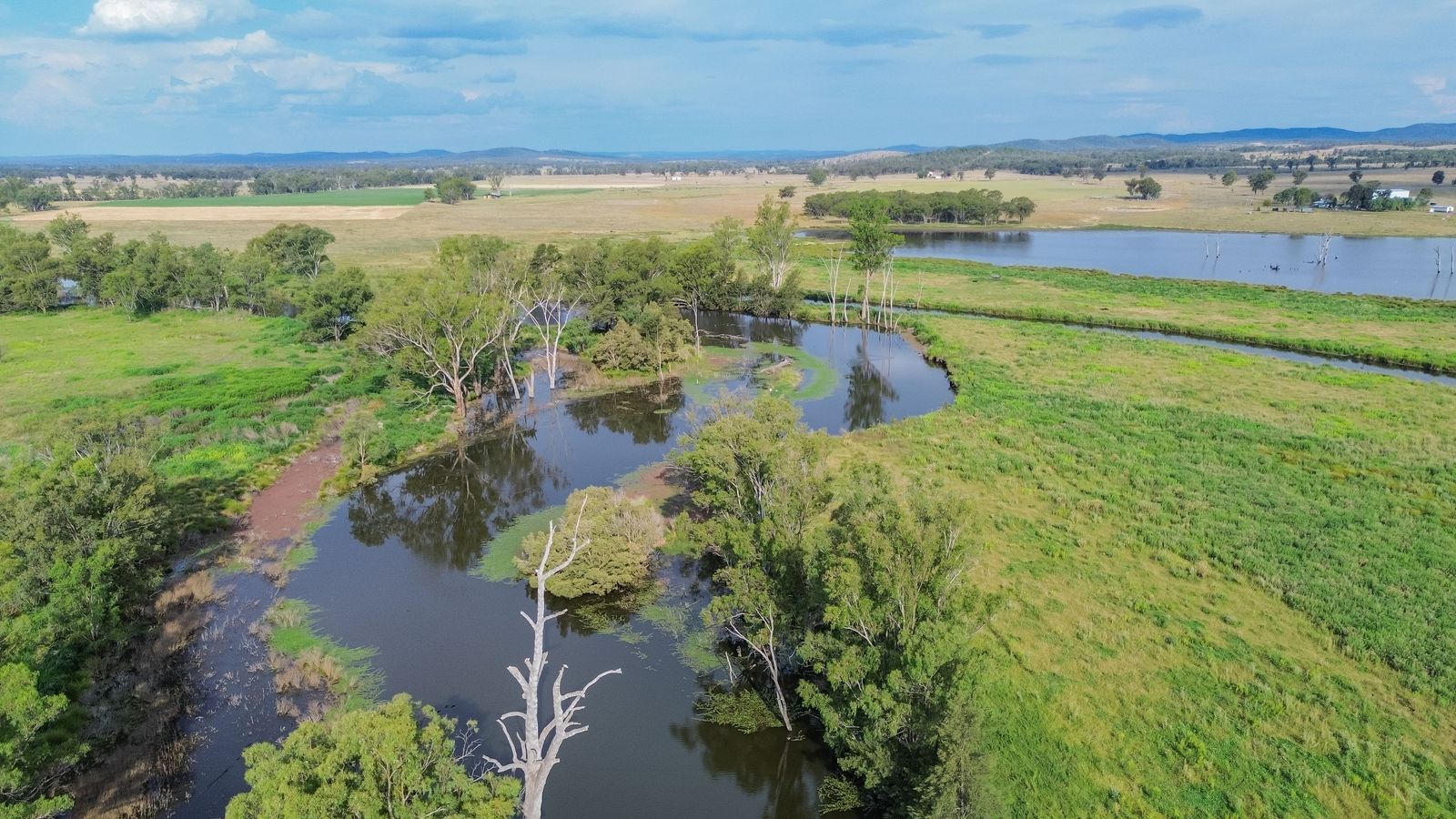 Acreage Living with Dual Water Frontage