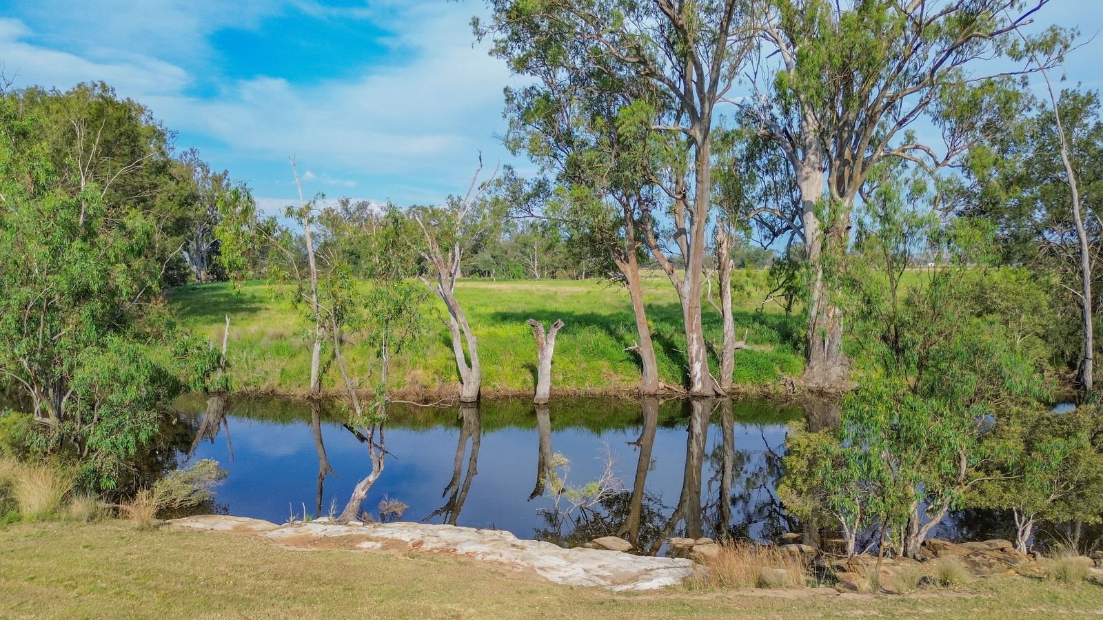 Acreage Living with Dual Water Frontage