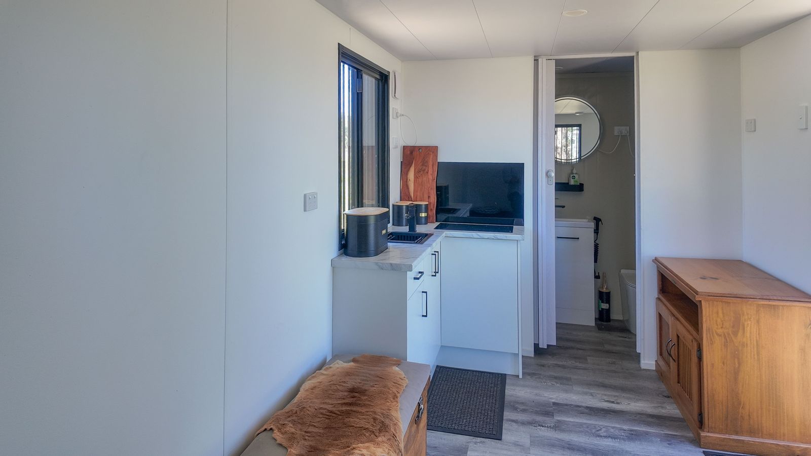 A Rare Off-Grid Retreat on the Historic Site of the Old Thanes Creek School