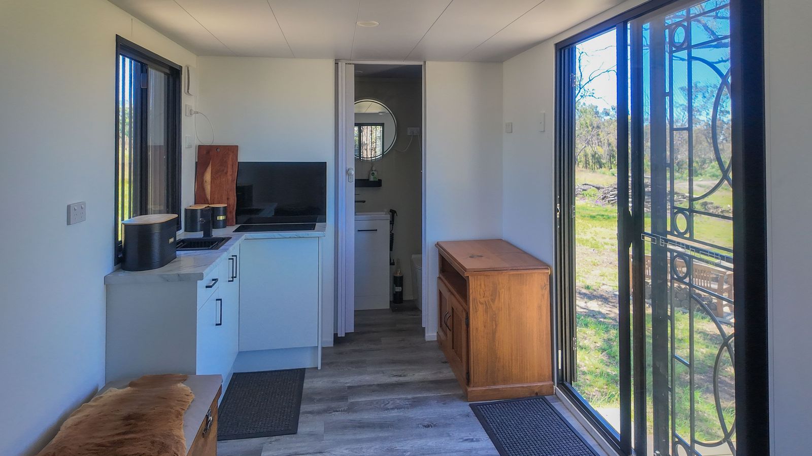 A Rare Off-Grid Retreat on the Historic Site of the Old Thanes Creek School