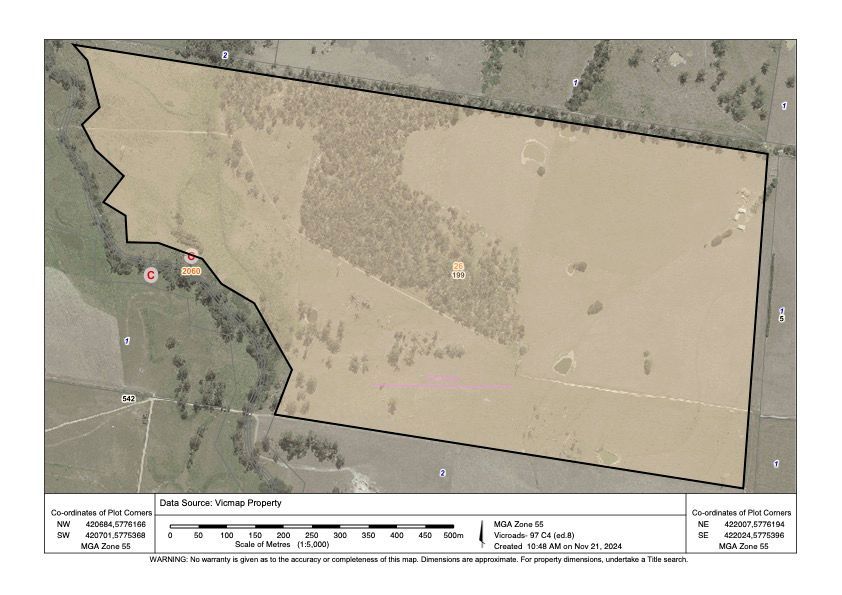 151 acres with sweeping views- creek frontage