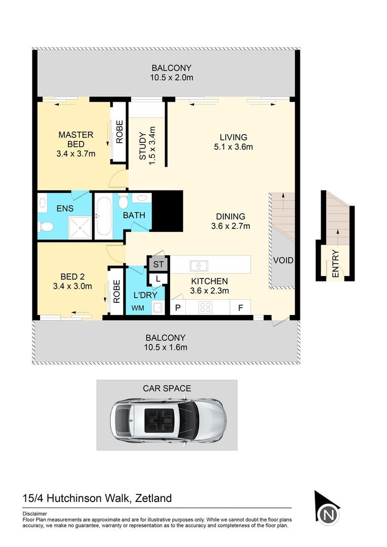 Two-Bedroom with study room in the Heart of ZETLAND