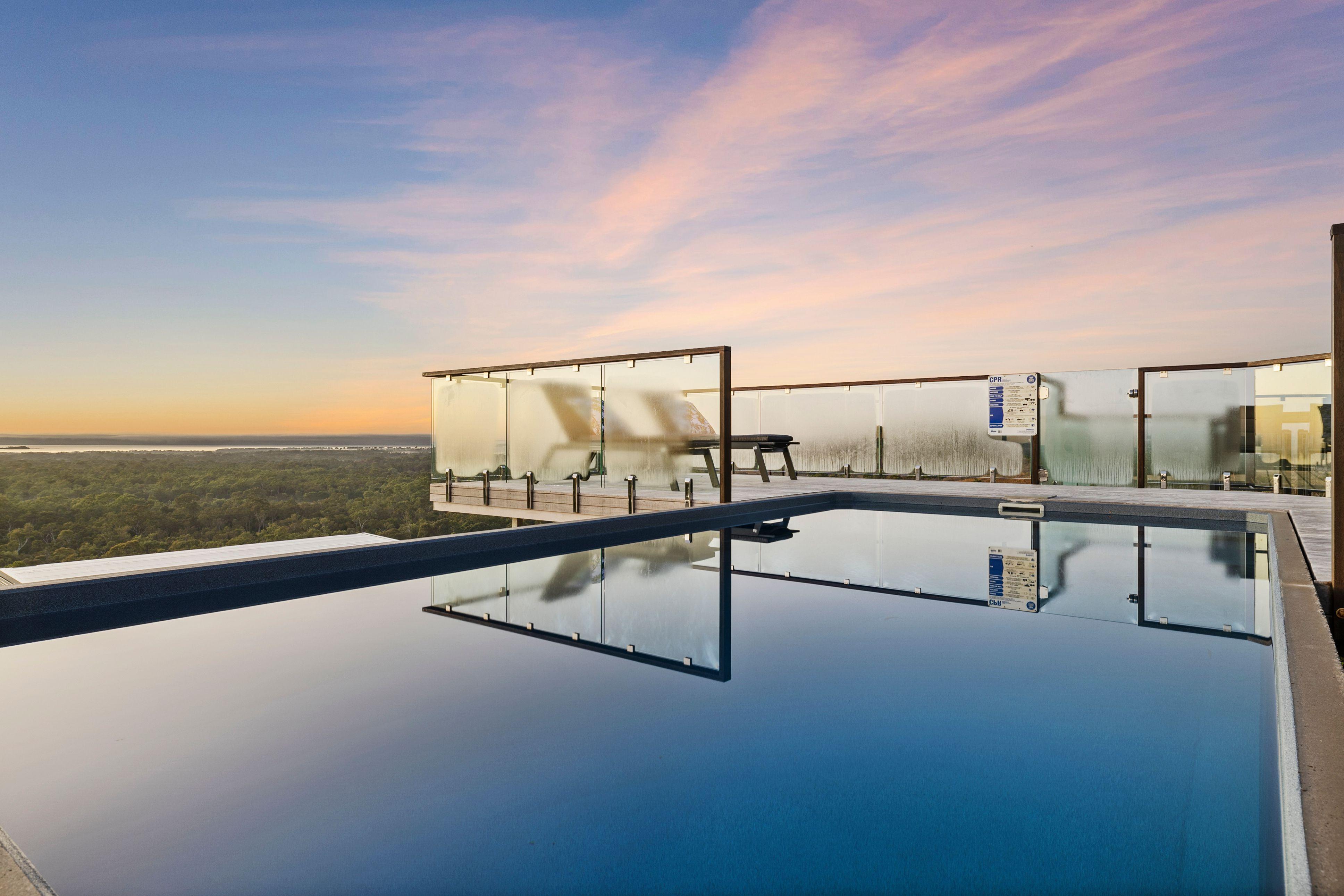 A Private Hilltop Retreat with Panoramic Ocean & Country Views