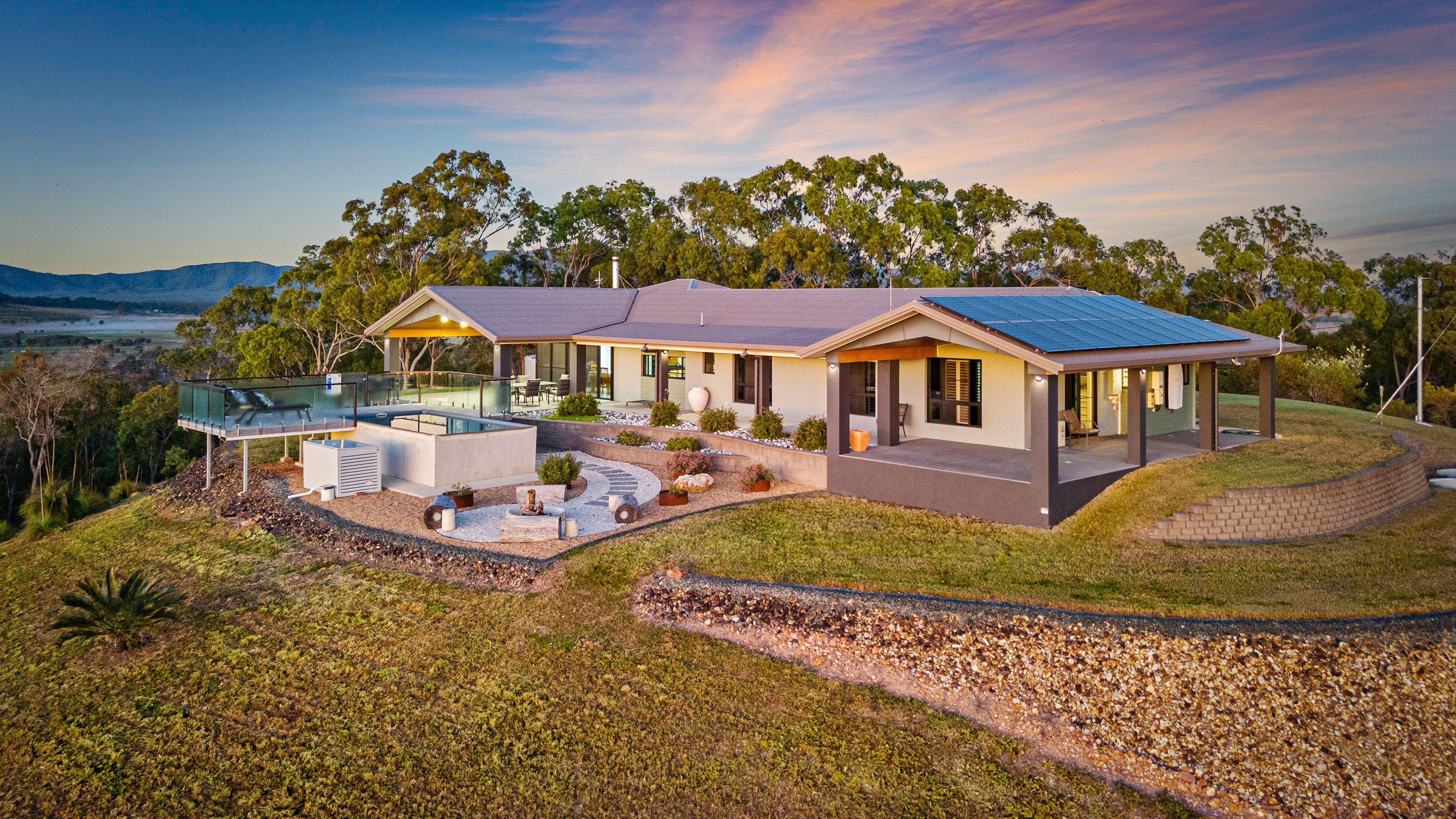 A Private Hilltop Retreat with Panoramic Ocean & Country Views