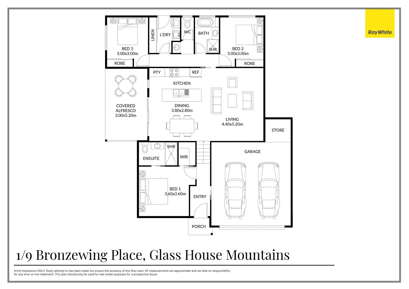 DuplexSemi-detached for Rent: Glass House Mountains, QLD 4518, QLD, 4518