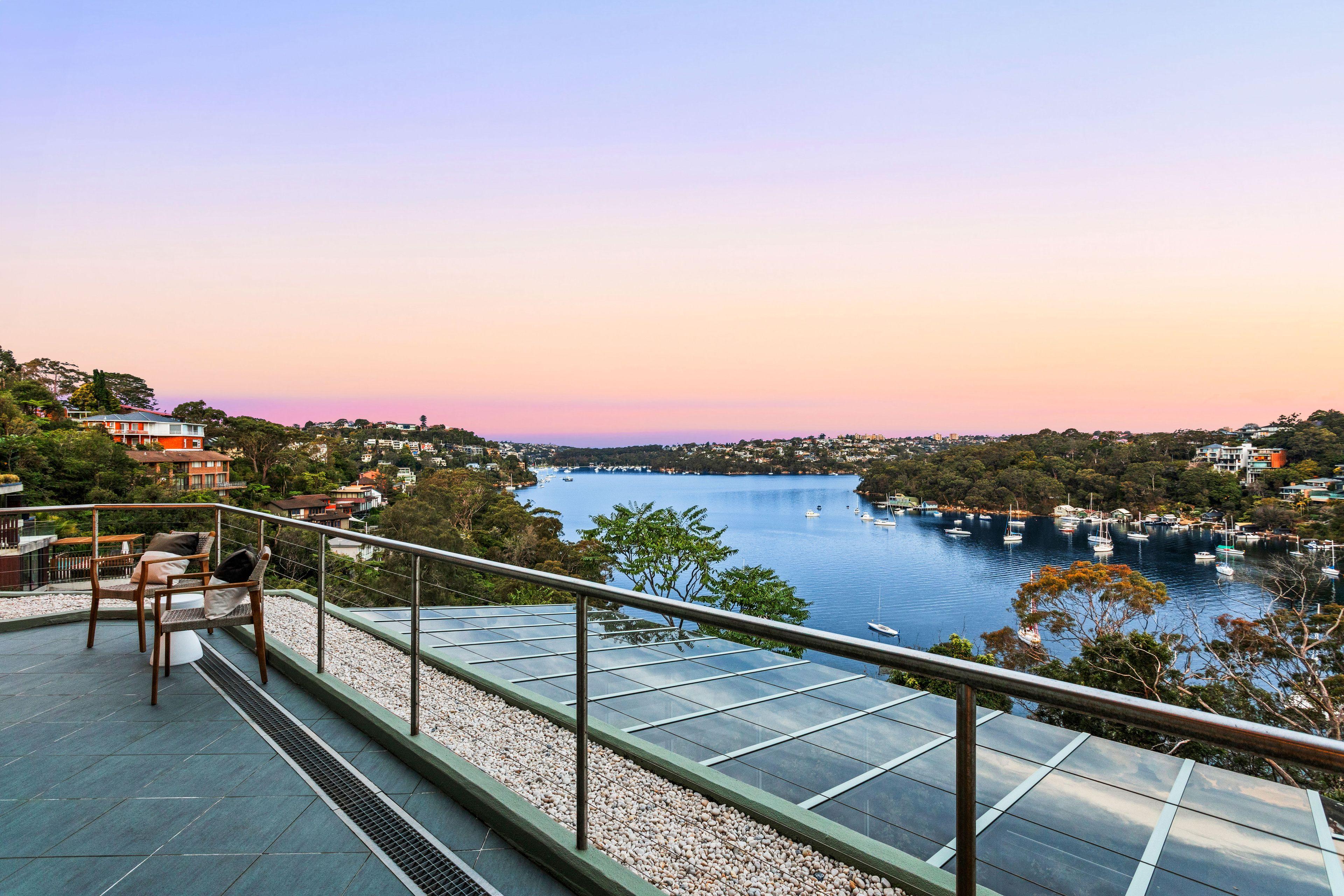 Waterfront Masterpiece with Sailors Bay Views