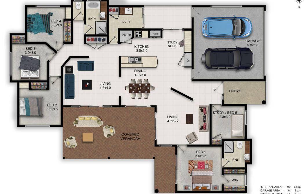 Family Home in Buderim with Pool, Second Living & Double Garage