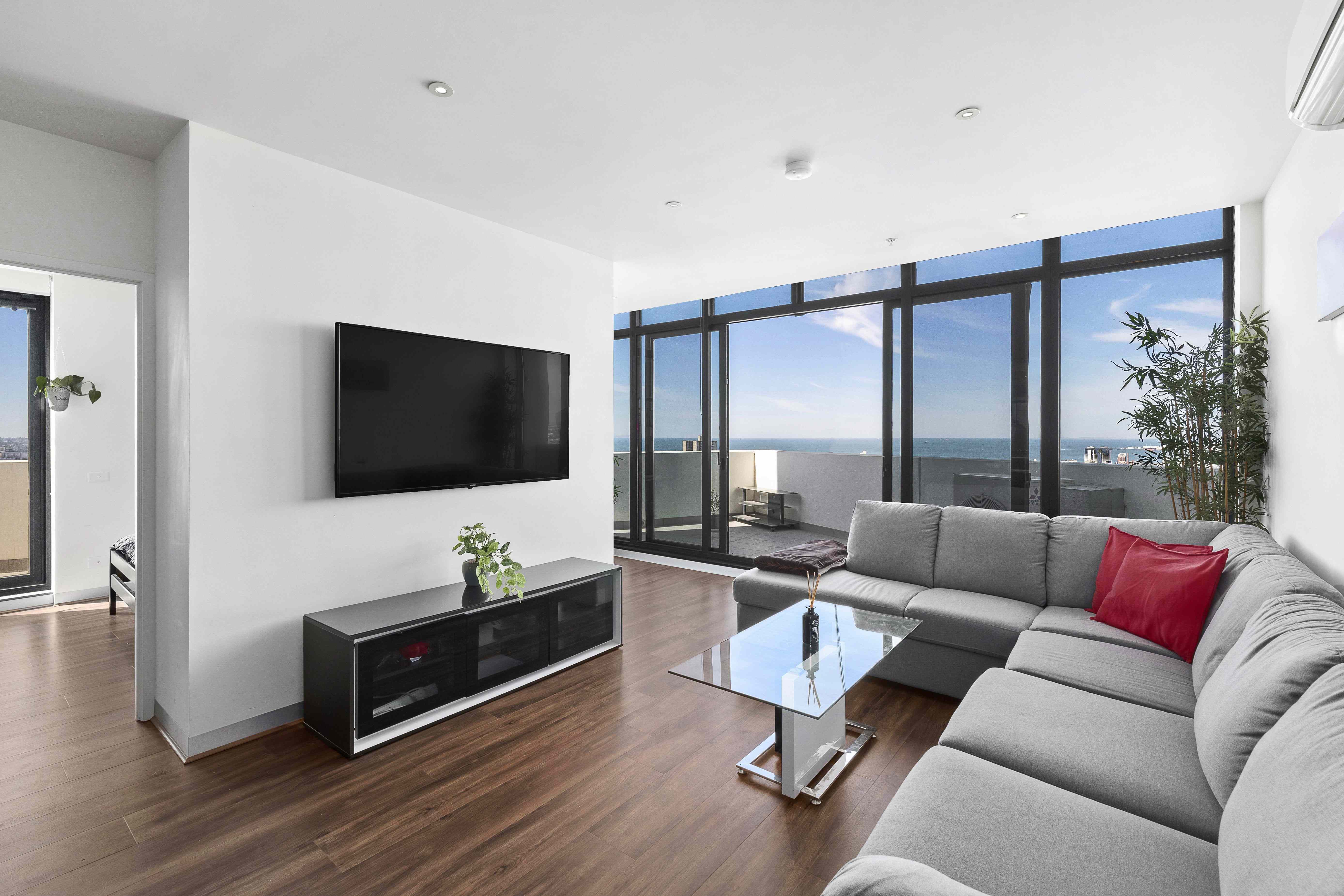 Perched on the 32nd floor of the coveted Bank Apartments.: VIC Southbank, VIC 3006 House | Prop-GPT the AI-Powered Property Portal