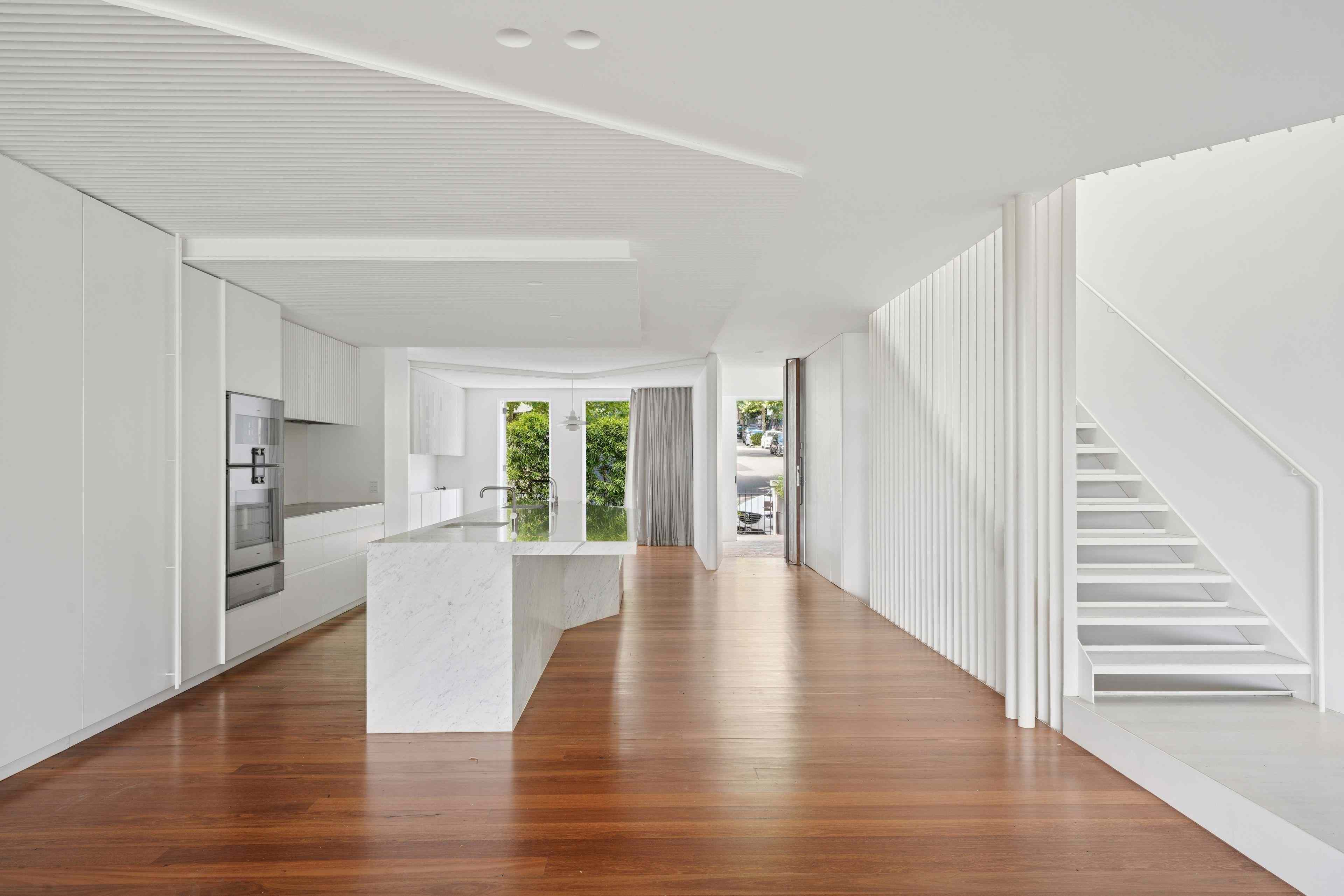 Contemporary Tri-Level Residence Overlooking 