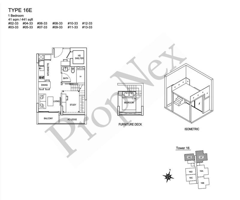 Condominium for Sale, Urban Vista Condominium For Sale, $738,000, 1 Bed 1 Bath 441 sqft $1,673.00 psf, SGD 738,000